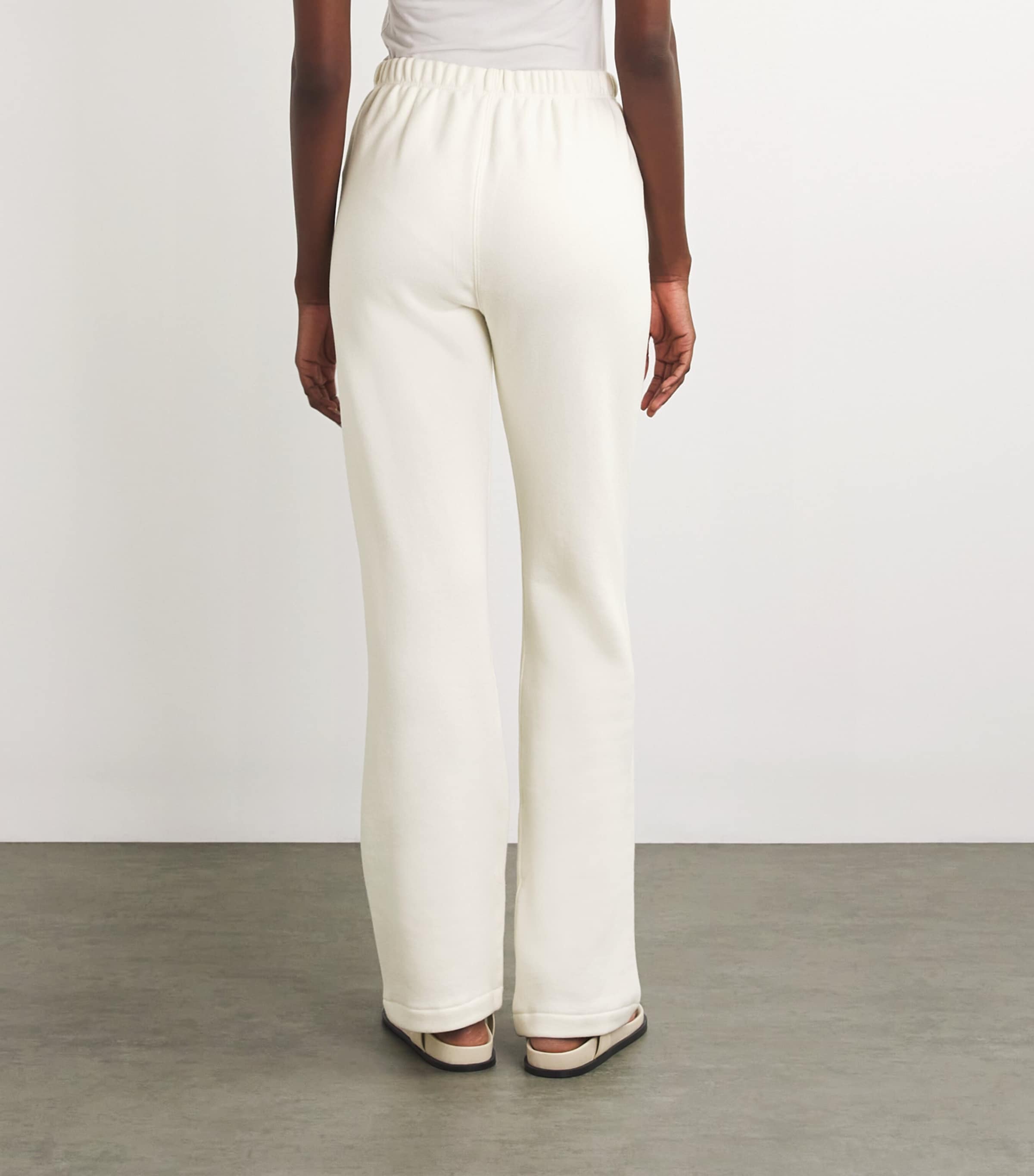 Straight-Leg Sweatpants CREAM Image 4