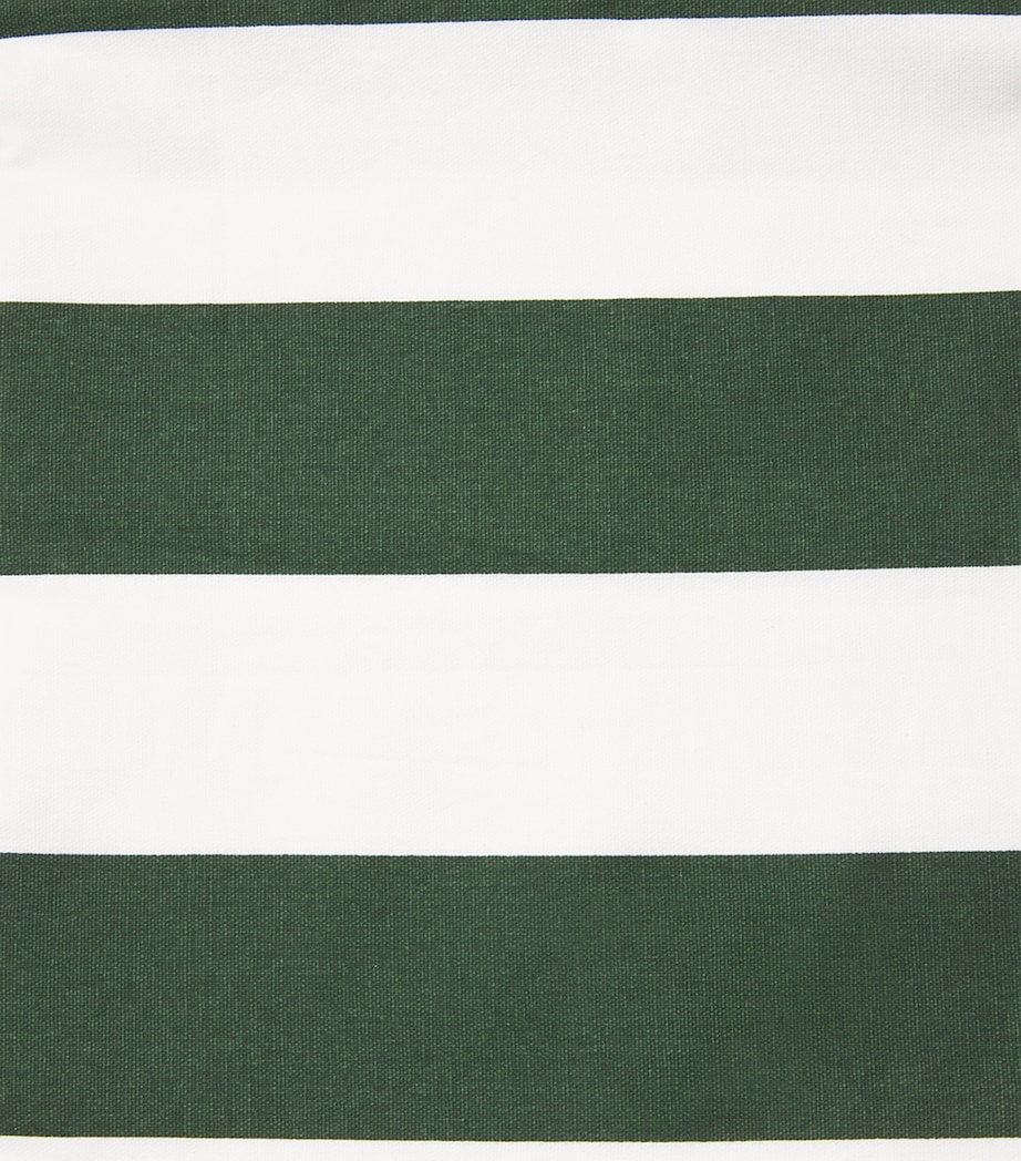 Cotton Stripe Tablecloth GREEN Image 2