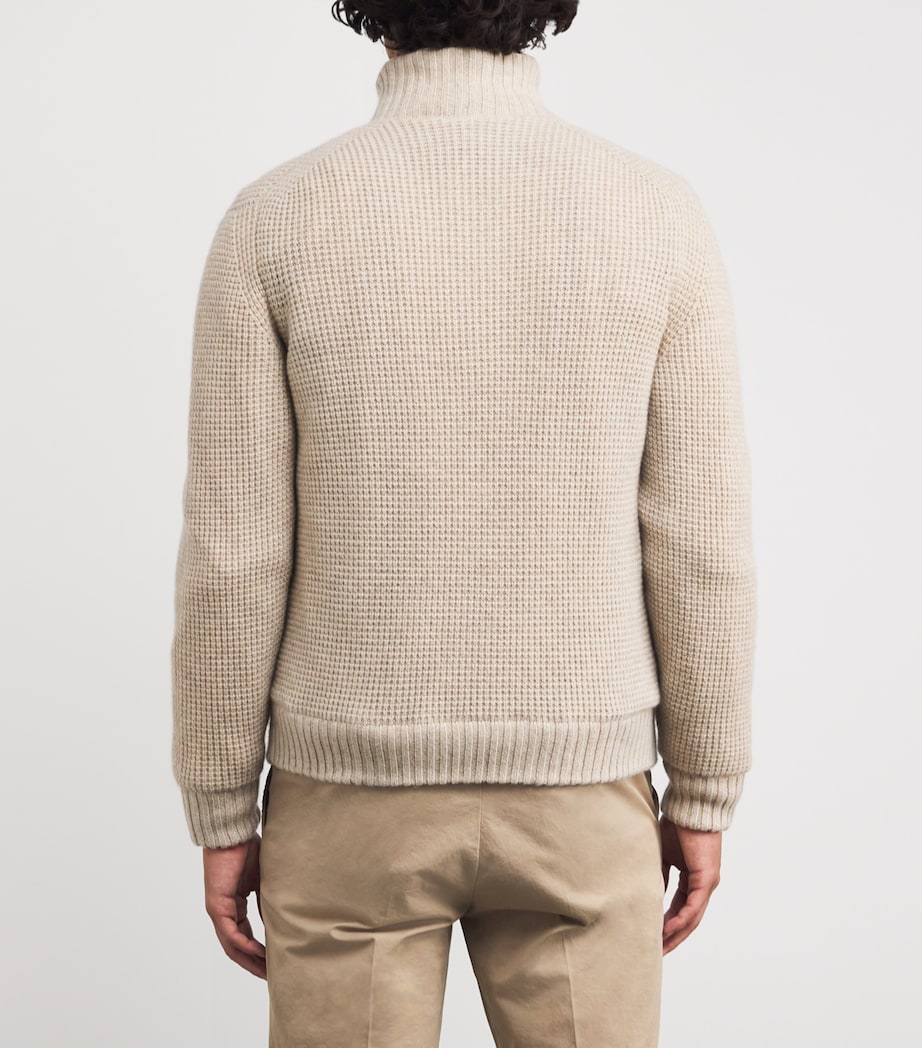 Cashmere-Mink Bomber Jacket A.29 DUST NATURAL Image 4