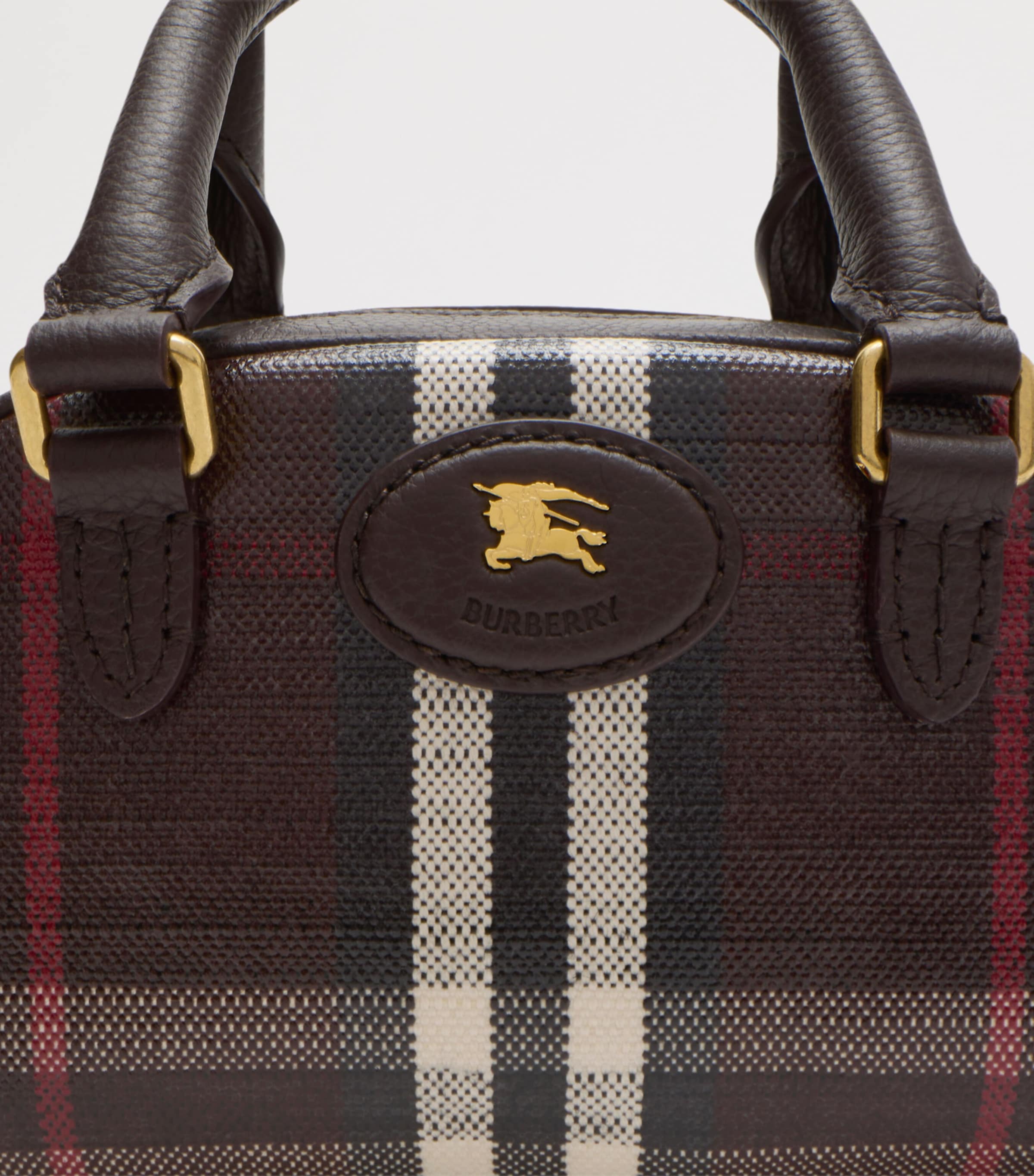 Mini Canvas Highlands Bowling Bag MAHOGANY Image 6