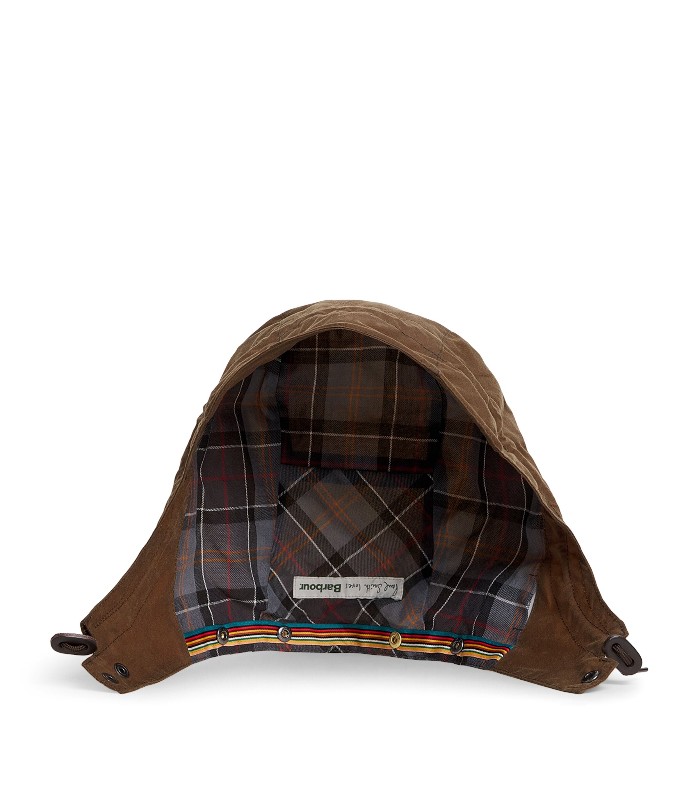 Barbour x Paul Smith Waxed Hood Tan Image 1