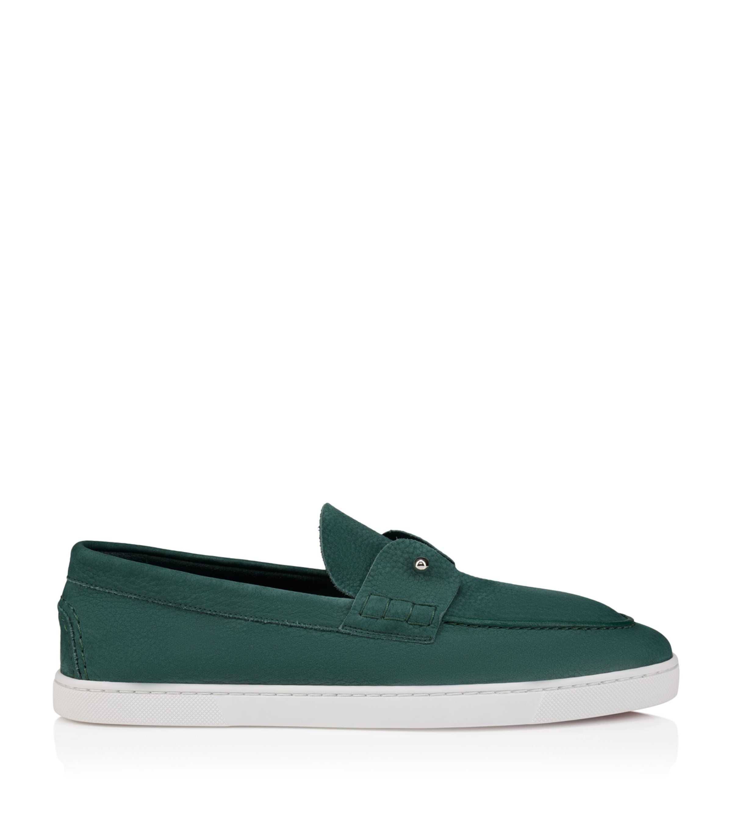 Christian Louboutin Chambeliboat Leather Boat Shoes Image 1
