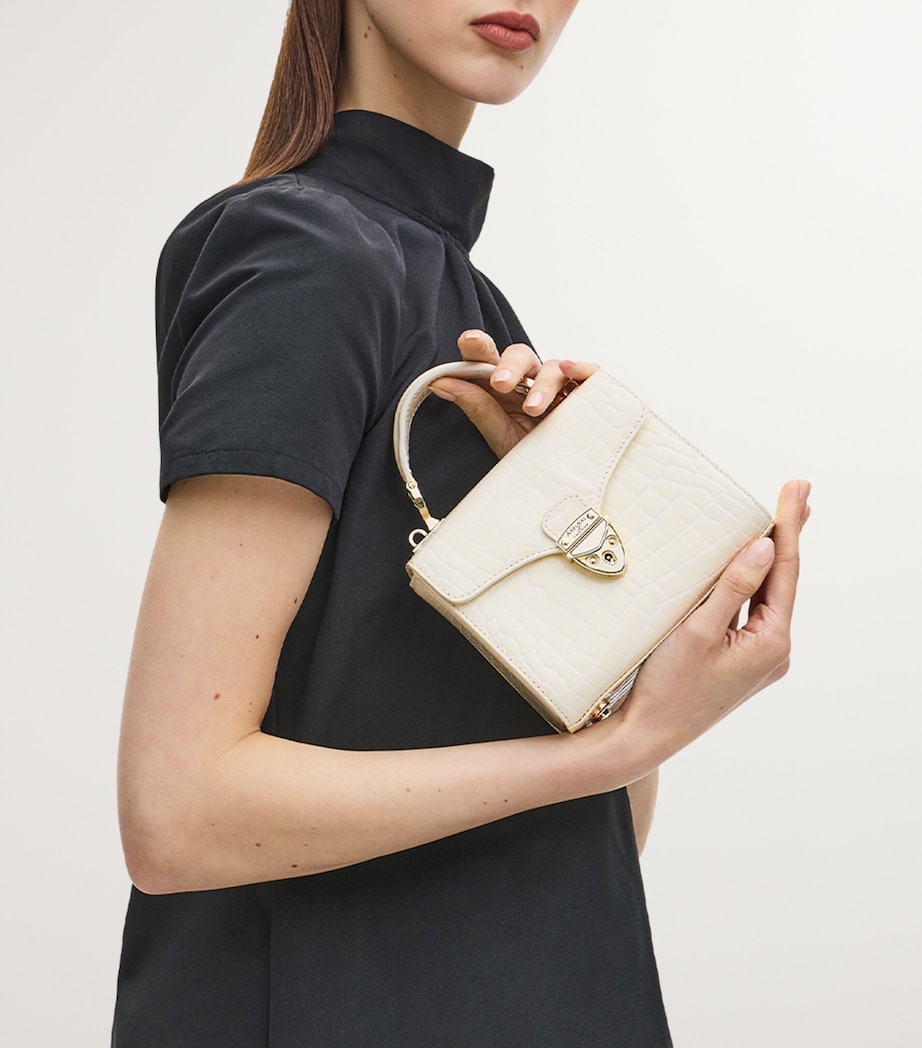 Mini Mayfair Top-Handle Bag IVORY Image 8