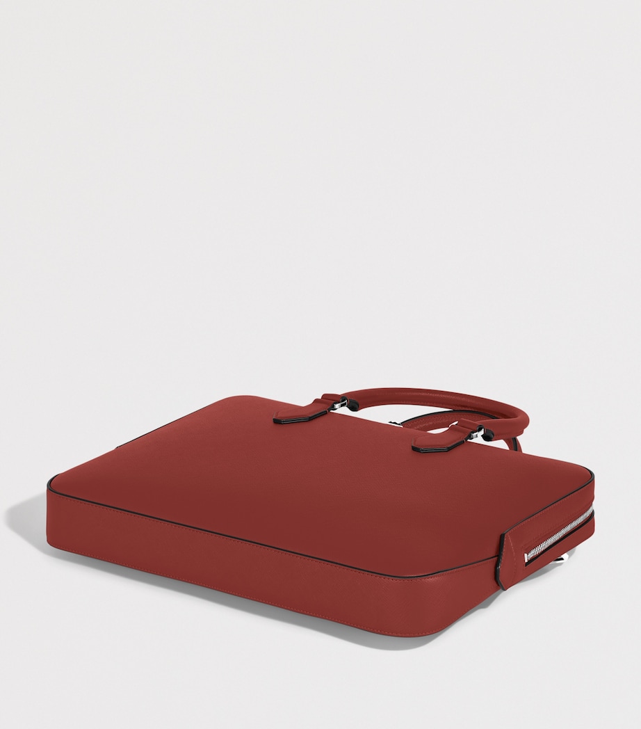 Montblanc Leather Sartorial Thin Document Case Red Oak Image 6