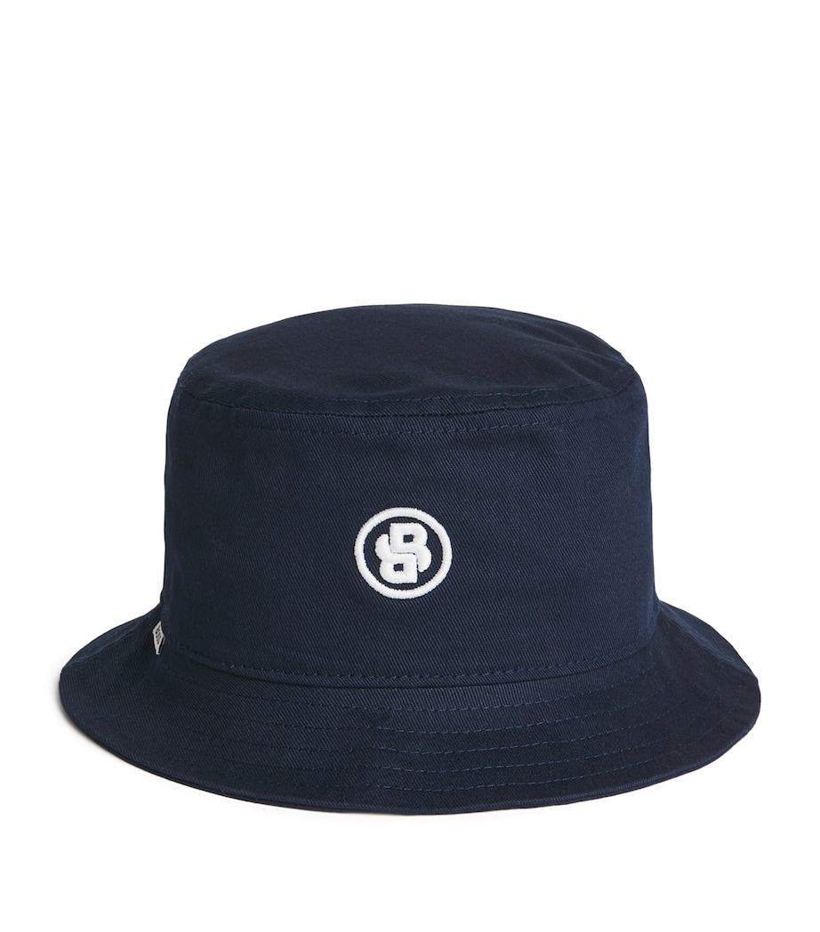 BOSS Kidswear Logo Bucket Hat Navy Image 1