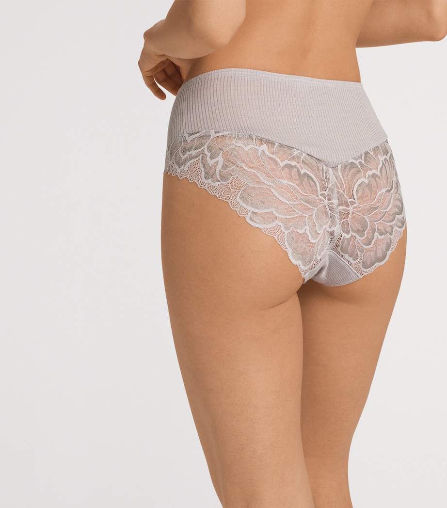 Wool-Silk Celeste Maxi Briefs SILVER VAPOR Image 4