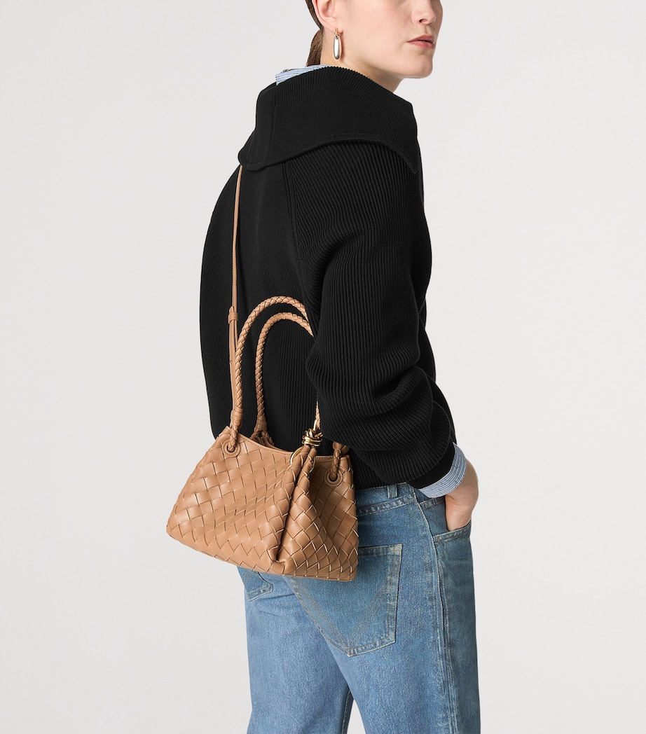 Small Leather Parachute Shoulder Bag 2788 Image 2