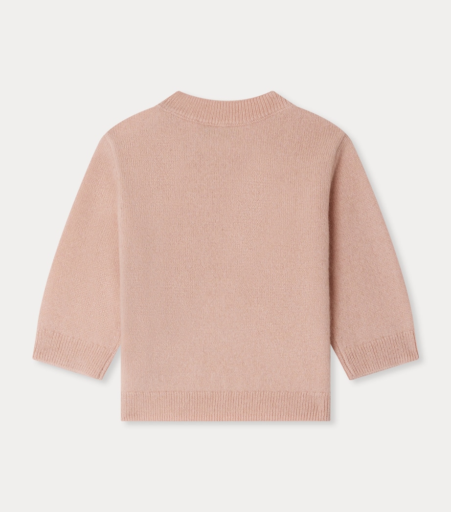 Cashmere Cherry Sweater (6-18 Months) ROSE FARD Image 2
