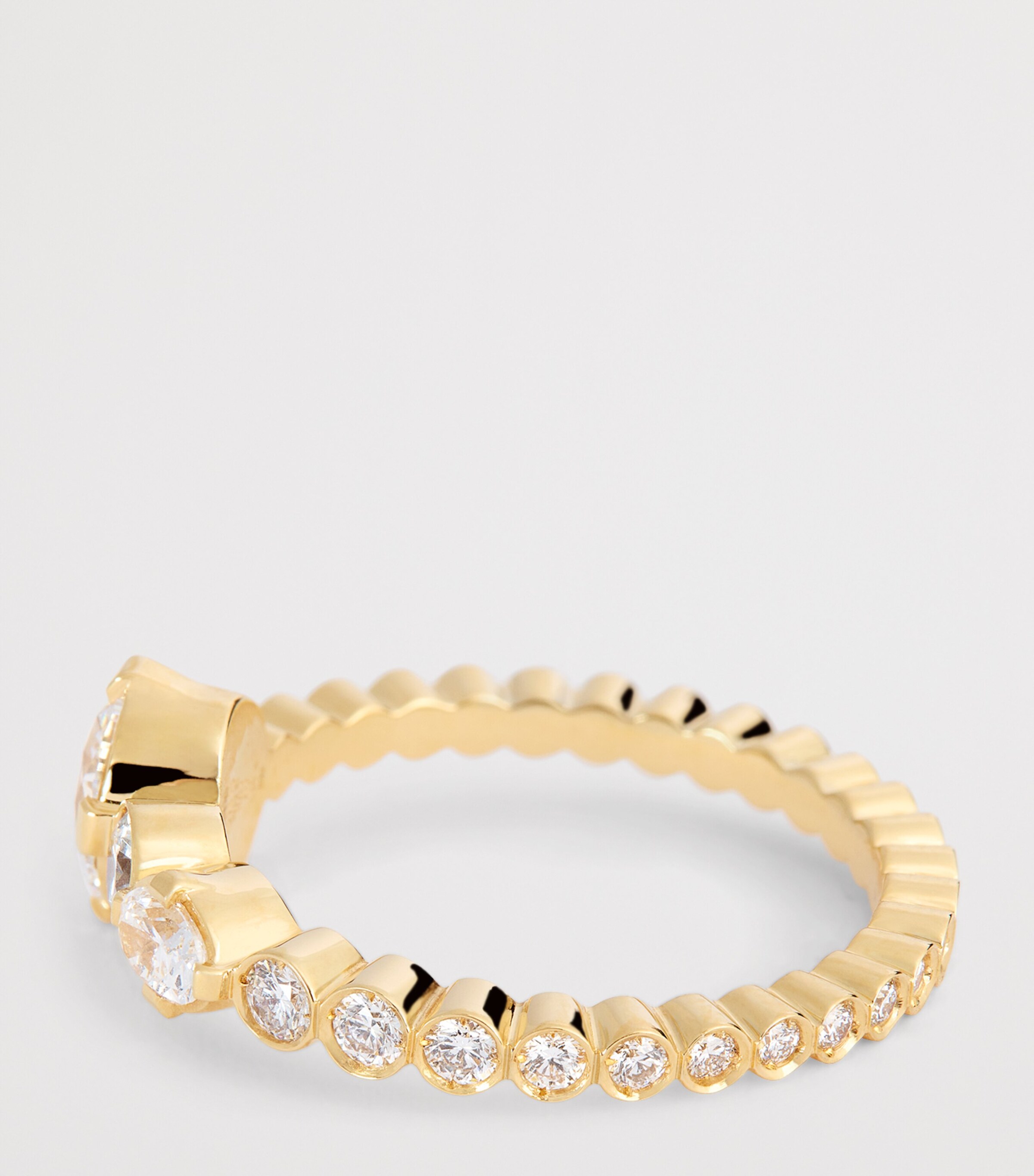 Yellow Gold and Diamond Starry Sky Ensemble de Sky Ring YELLOW GOLD Image 6