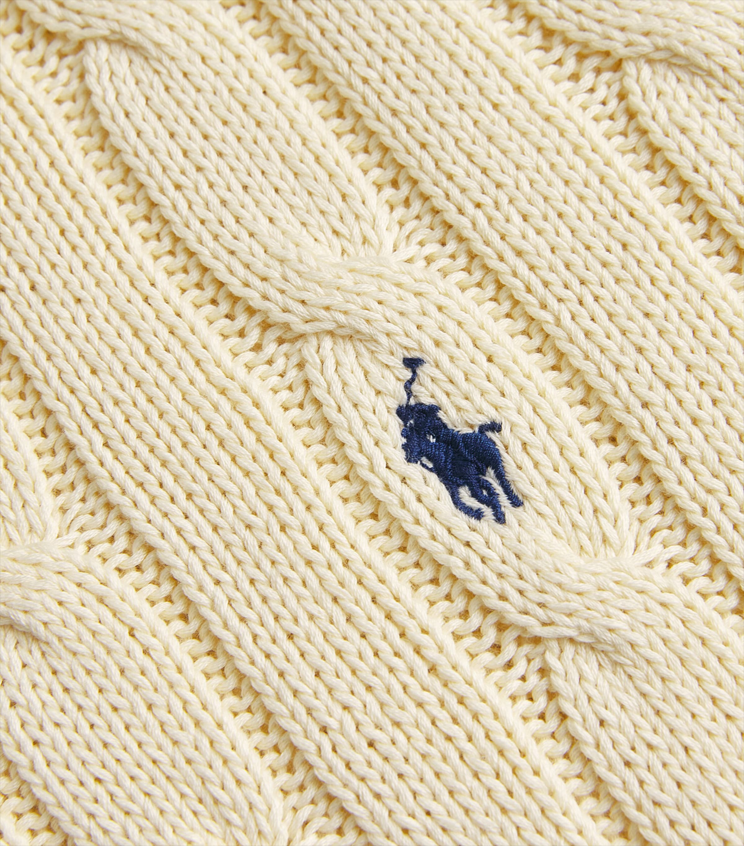 Cotton  Cable-Knit Julianna Sweater CREAM Image 5