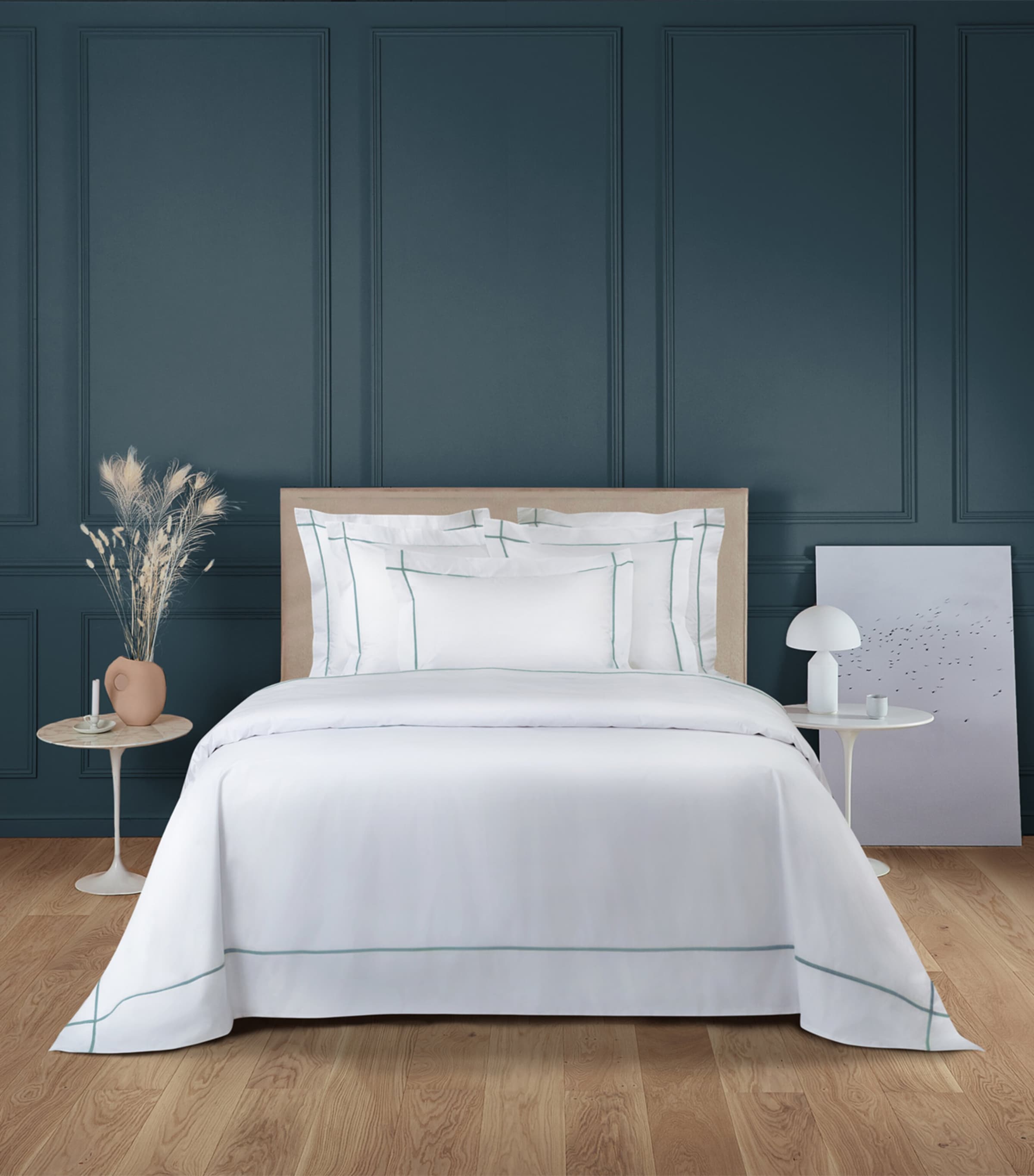 Yves Delorme Athena Single Duvet Cover In White