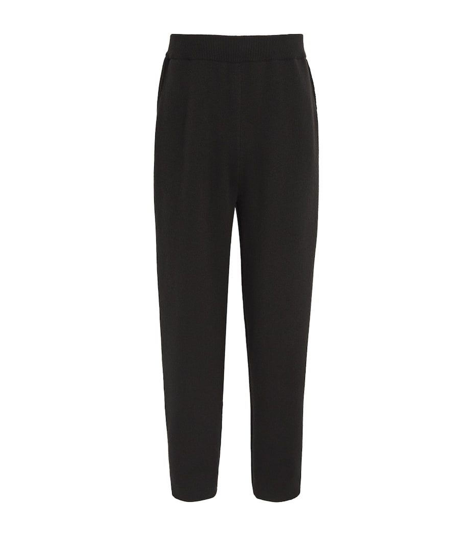 Cashmere-Merino-Blend Knitted Trousers Q25336 IRON/BLACK Image 1