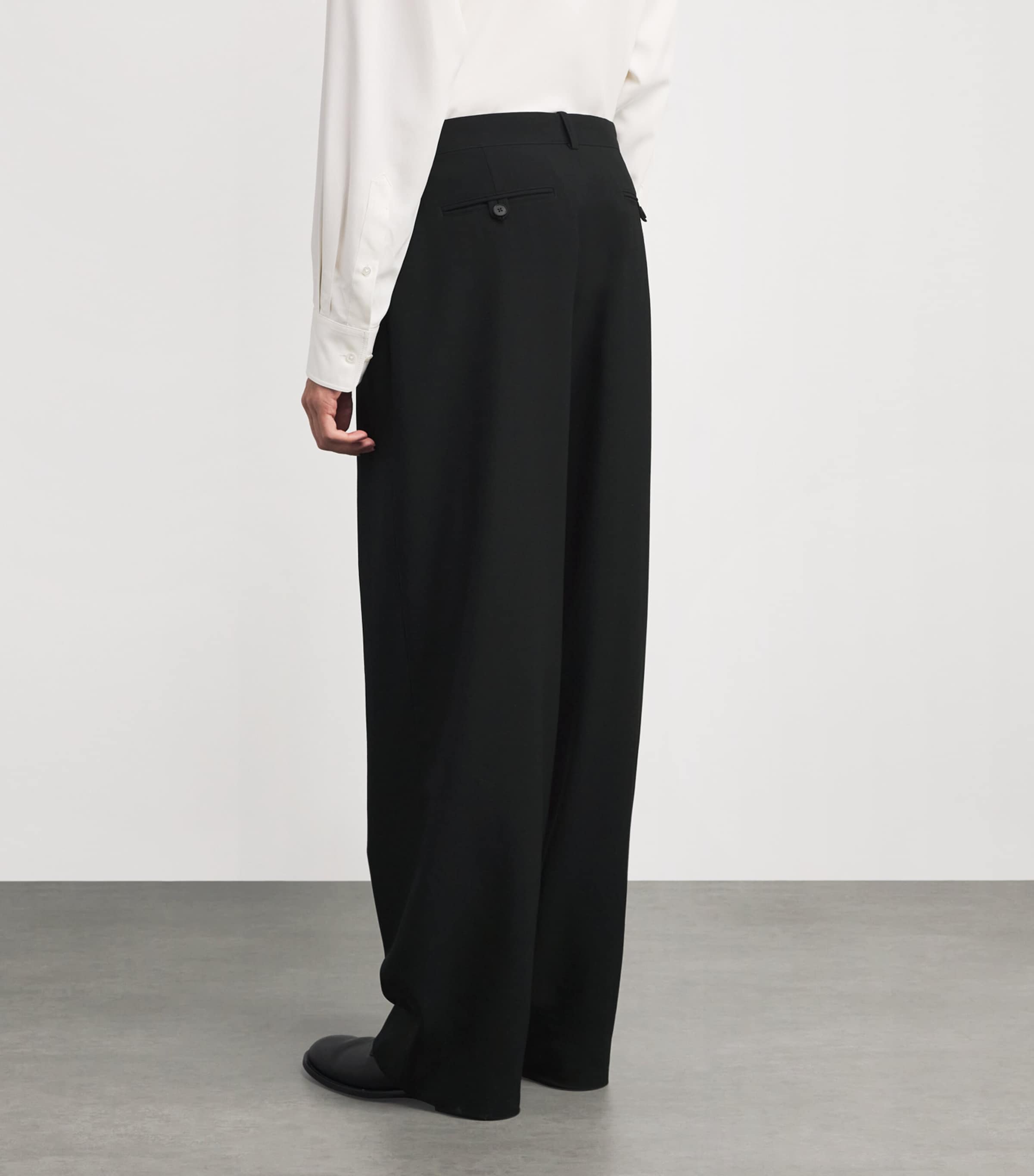 Corley Wool Trousers BLACK Image 4