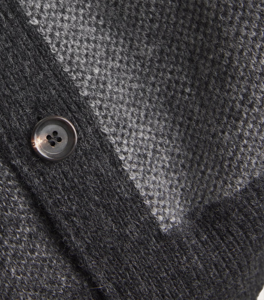 Wool Britten Cardigan GREY Image 5