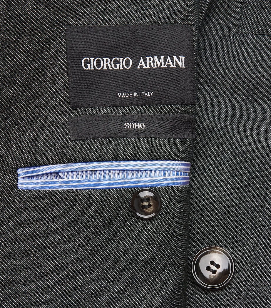 Cashmere-Blend Double-Breasted Soho Suit U8136 Image 5