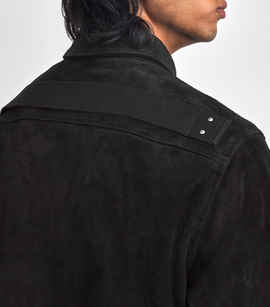 Suede Overshirt BLACK Image 6