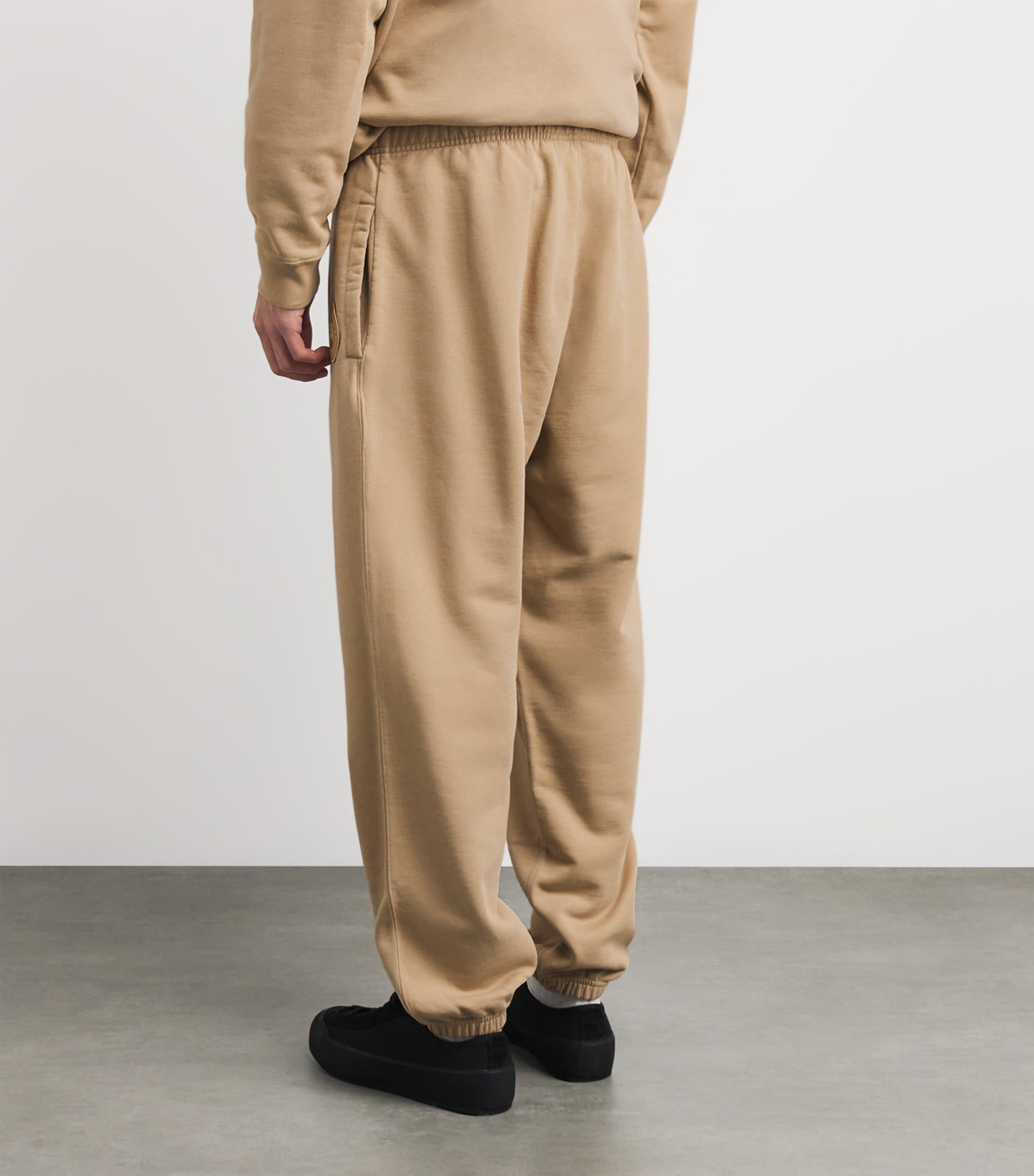 Canada Goose Mens Organic Cotton Tonal Rove Sweatpants Ecru Beige Image 4