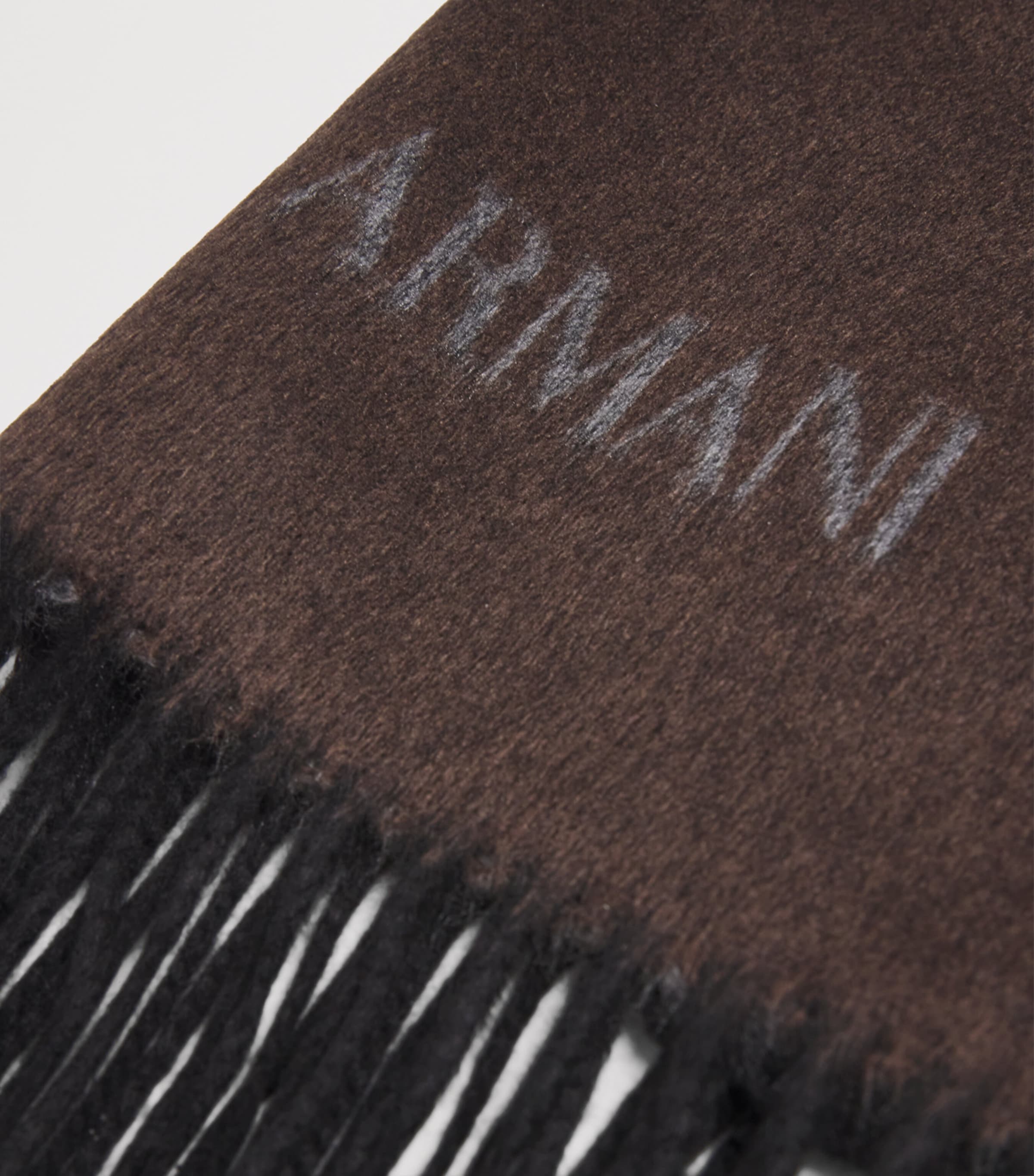 Silk-Cashmere Fringe Scarf F6045 Image 4