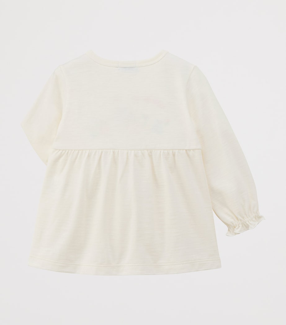 Miki House Cotton Embroidered T-Shirt (12 Months-5 Years) Image 2