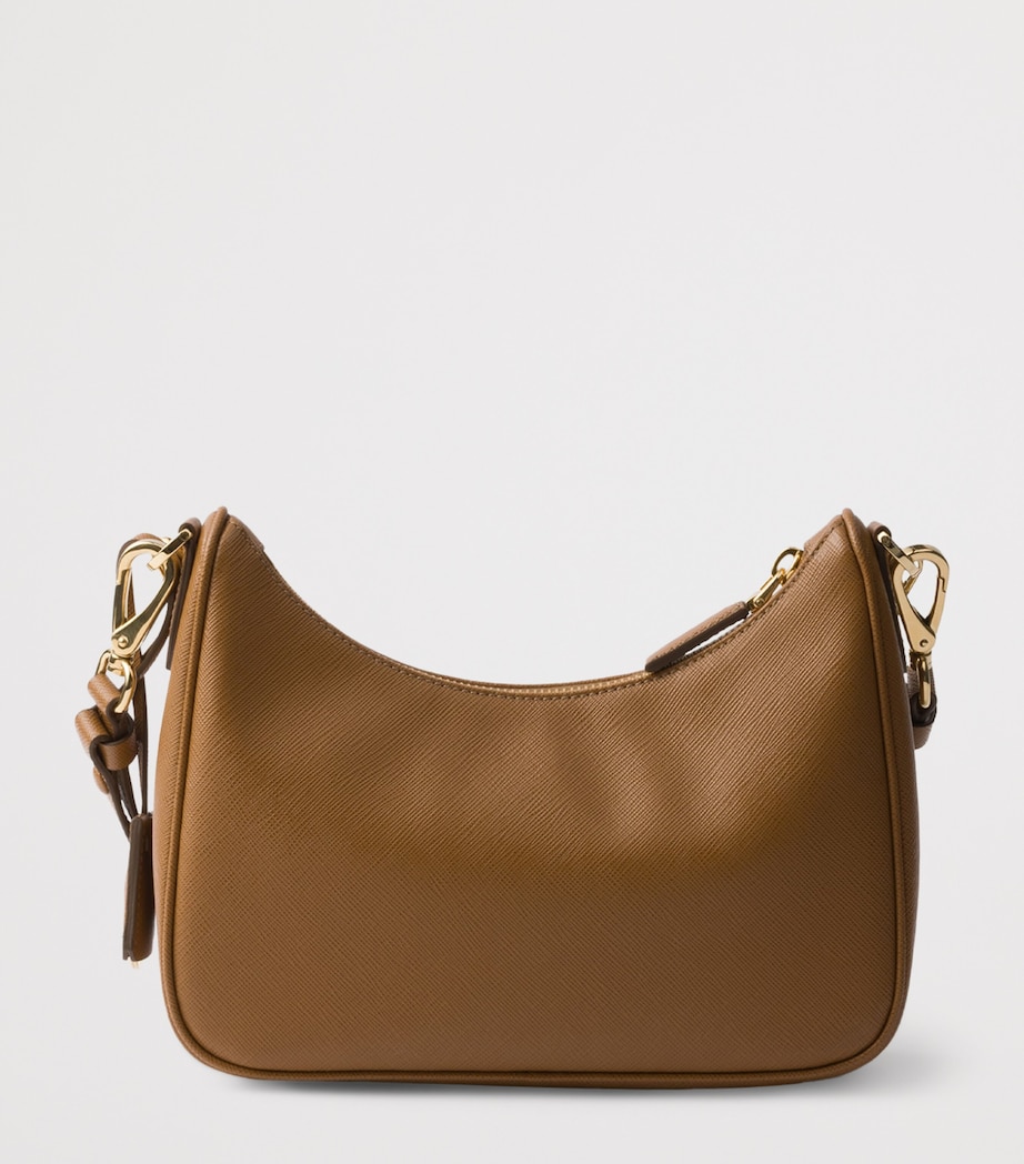 Mini Saffiano Leather Re-Edition Bag F03CW Image 3