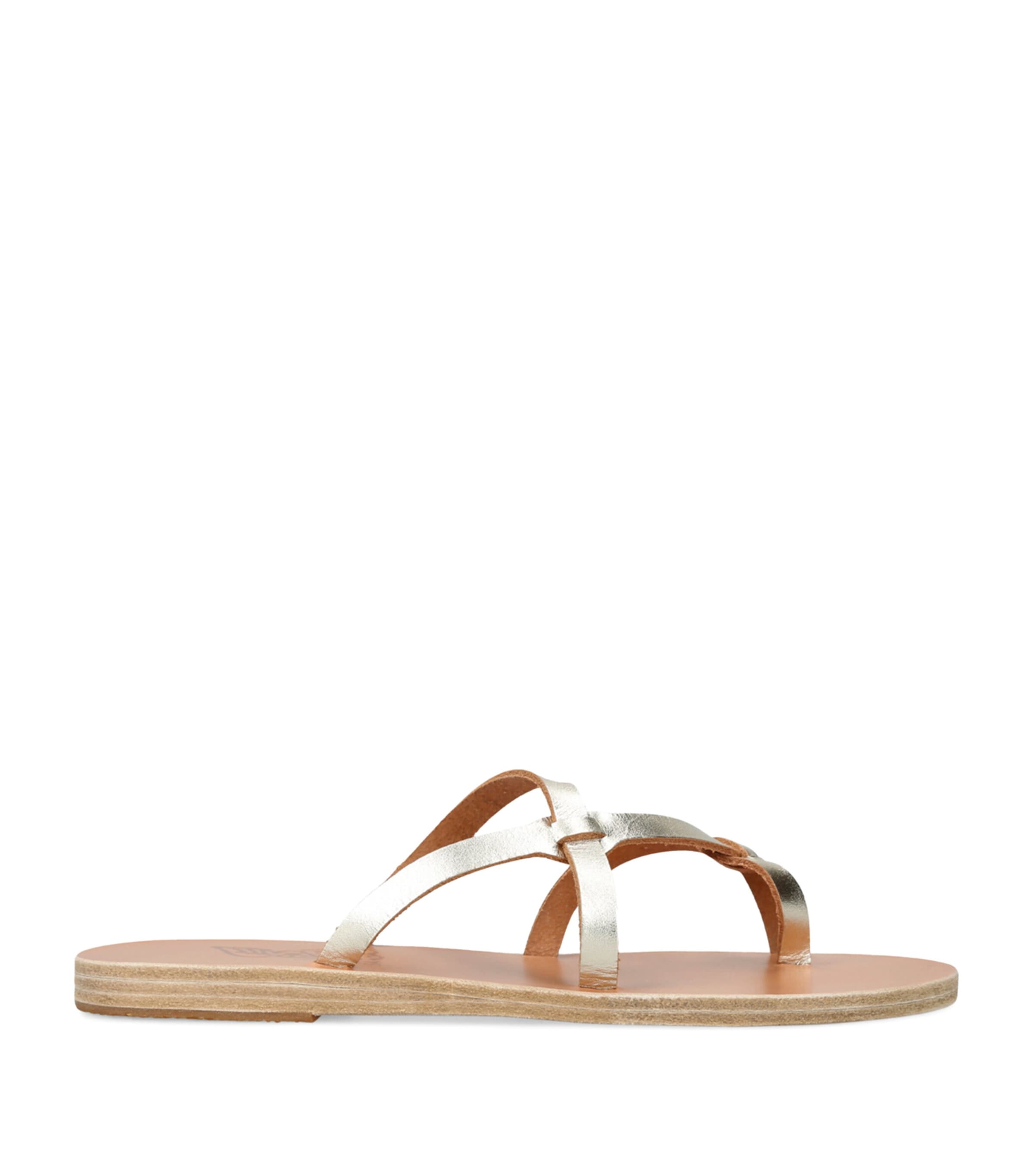 Metallic Leather Armos Sandals GOLD Image 1