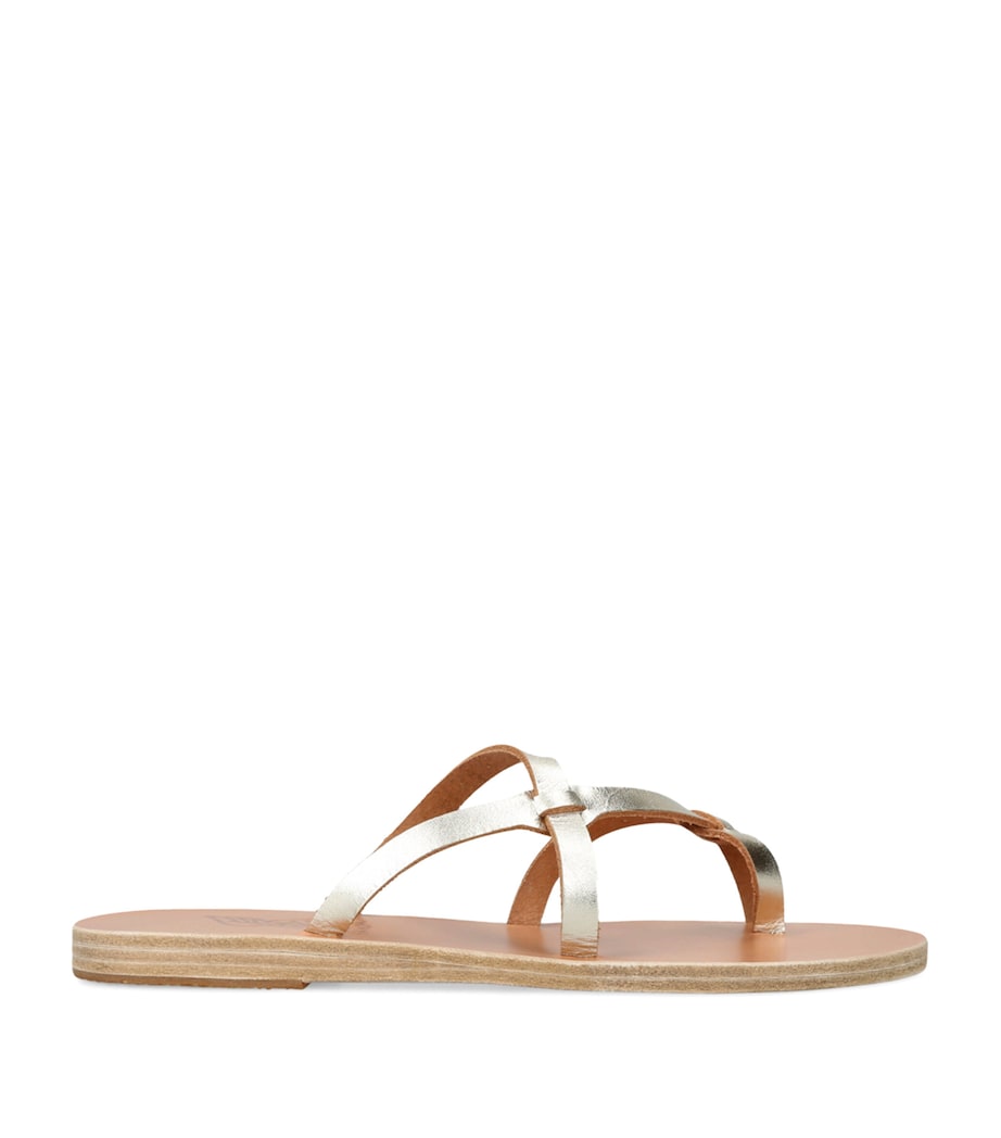 Metallic Leather Armos Sandals GOLD Image 1