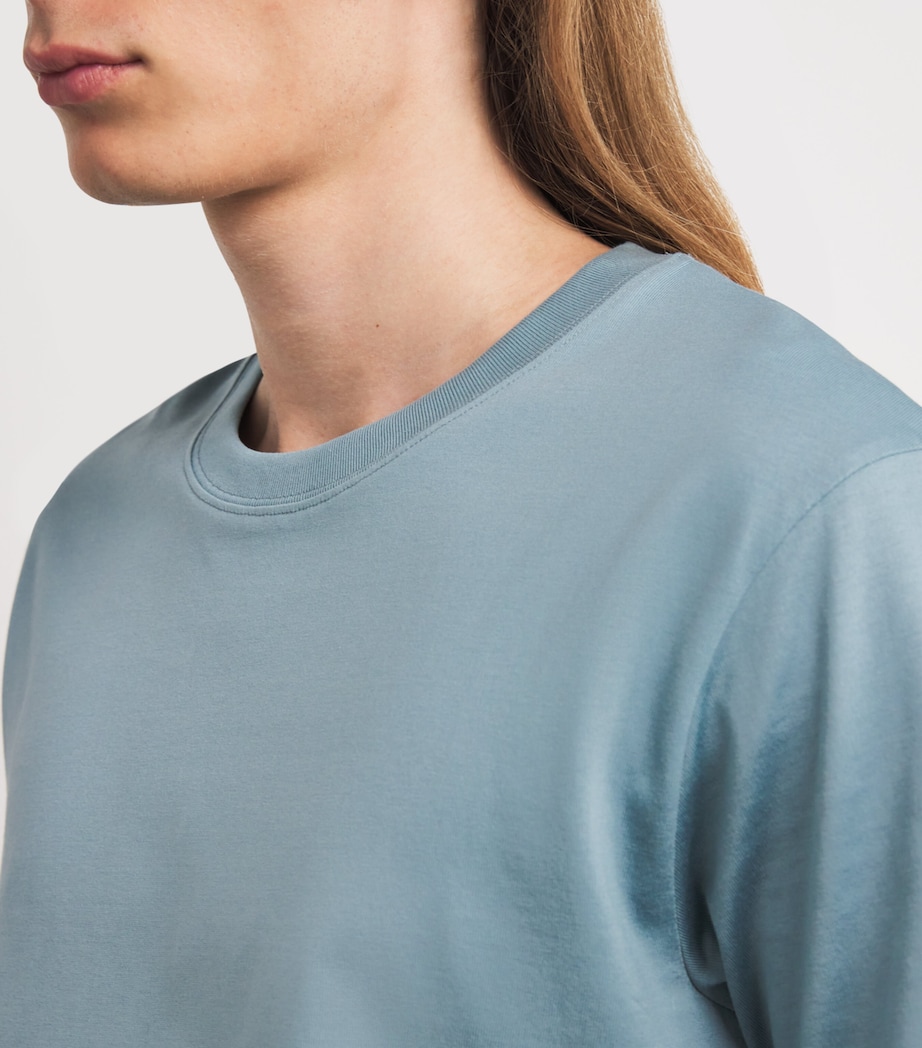 Organic Cotton T-Shirt GREYISH BLUE Image 6