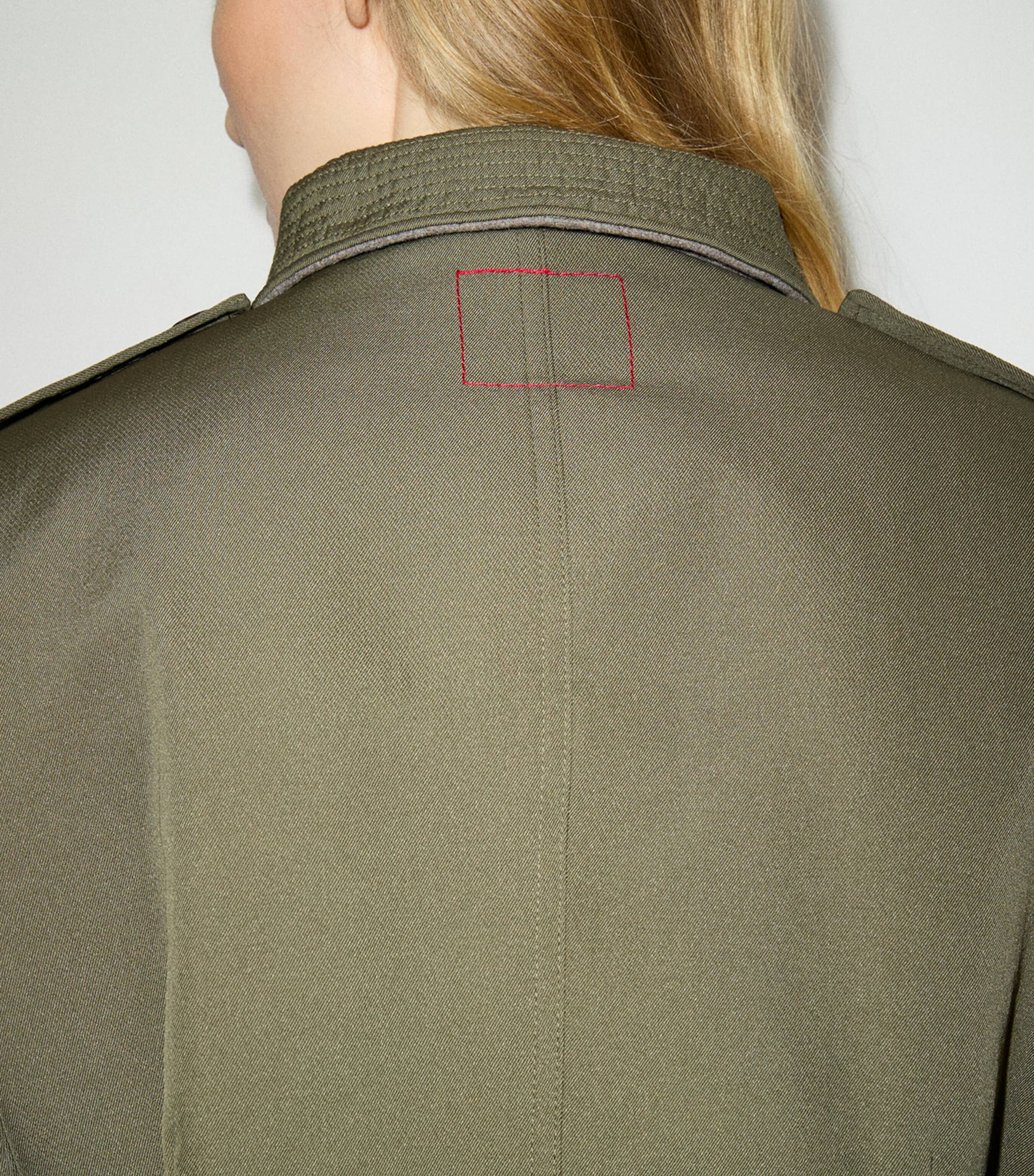 MAX&Co. Womens Collared Jacket Kaki Image 7