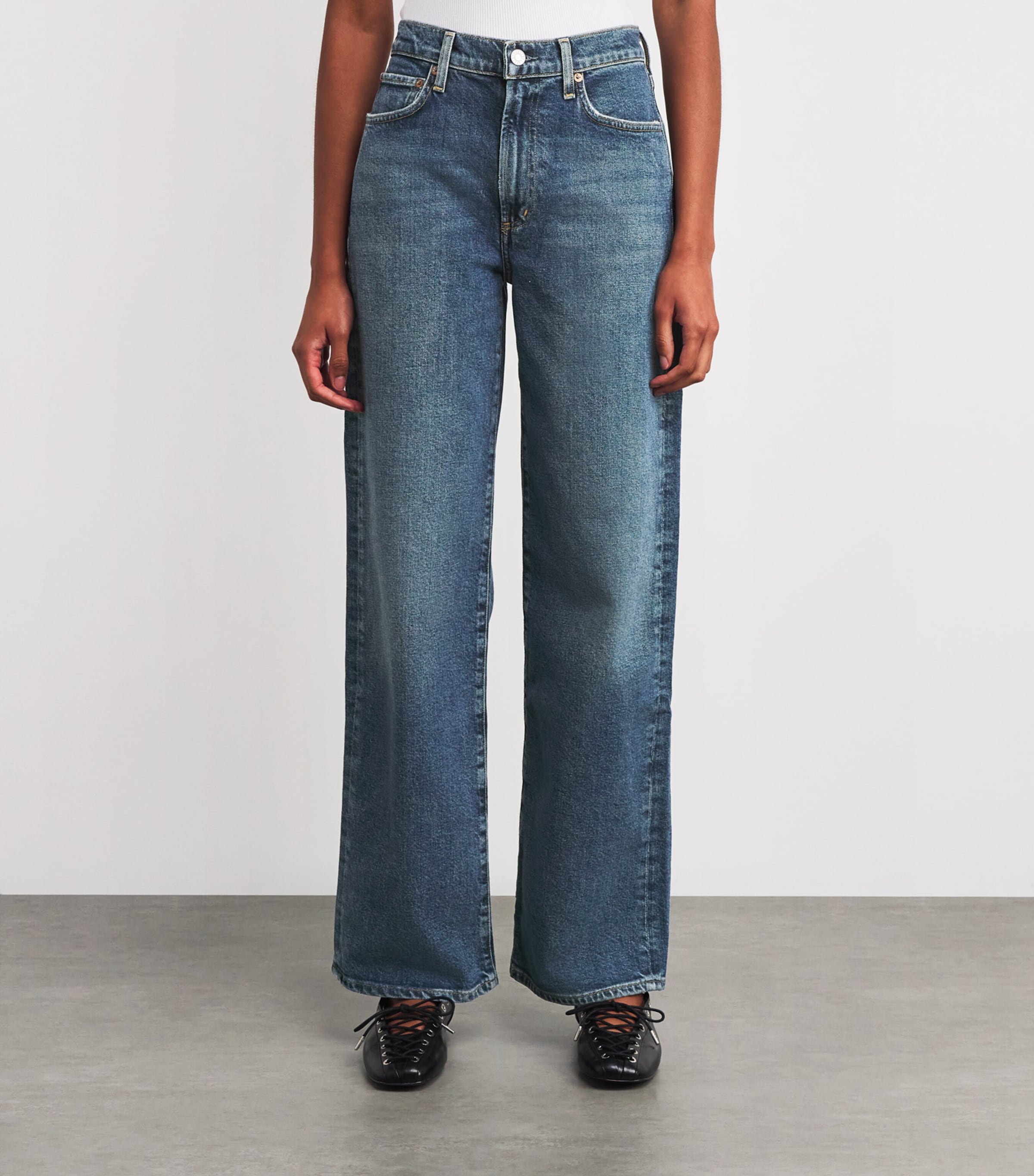 Harper Mid-Rise Straight Jeans ENR Image 3