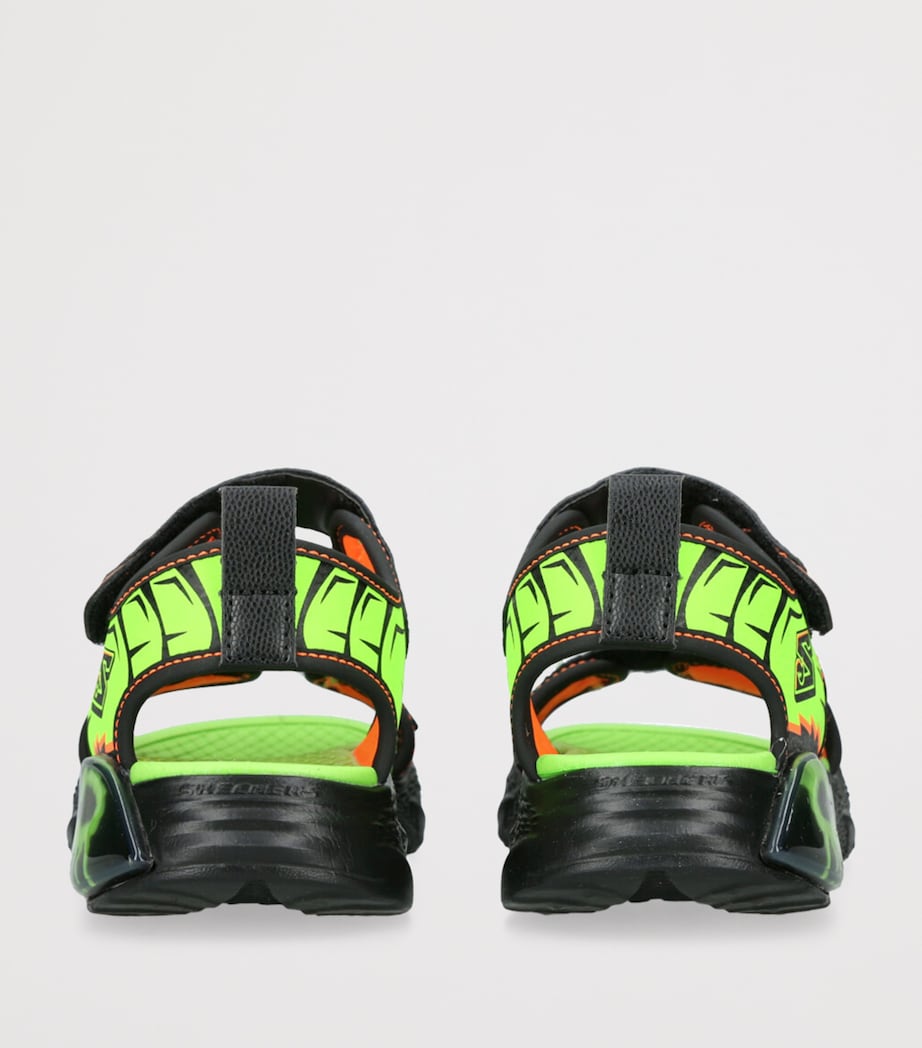 Creature Splash Sandals BLK/GREEN Image 2