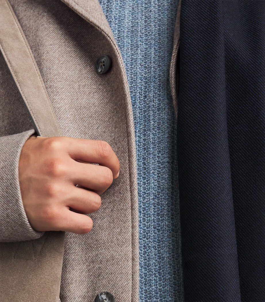 Herno Mens Virgin Wool Jacket Chantilly Image 3