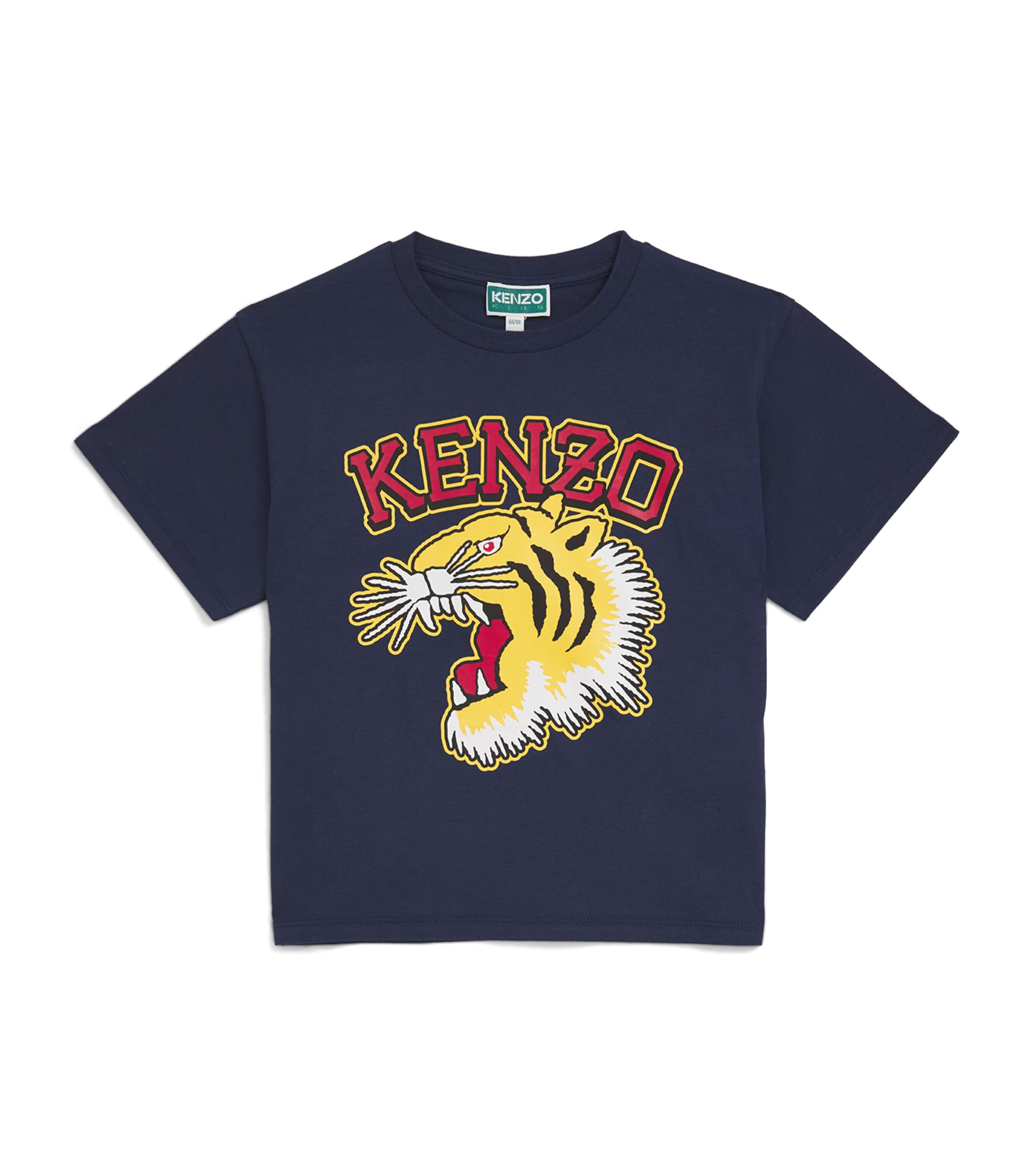 Shop Kenzo Tiger Logo T-shirt In Navy