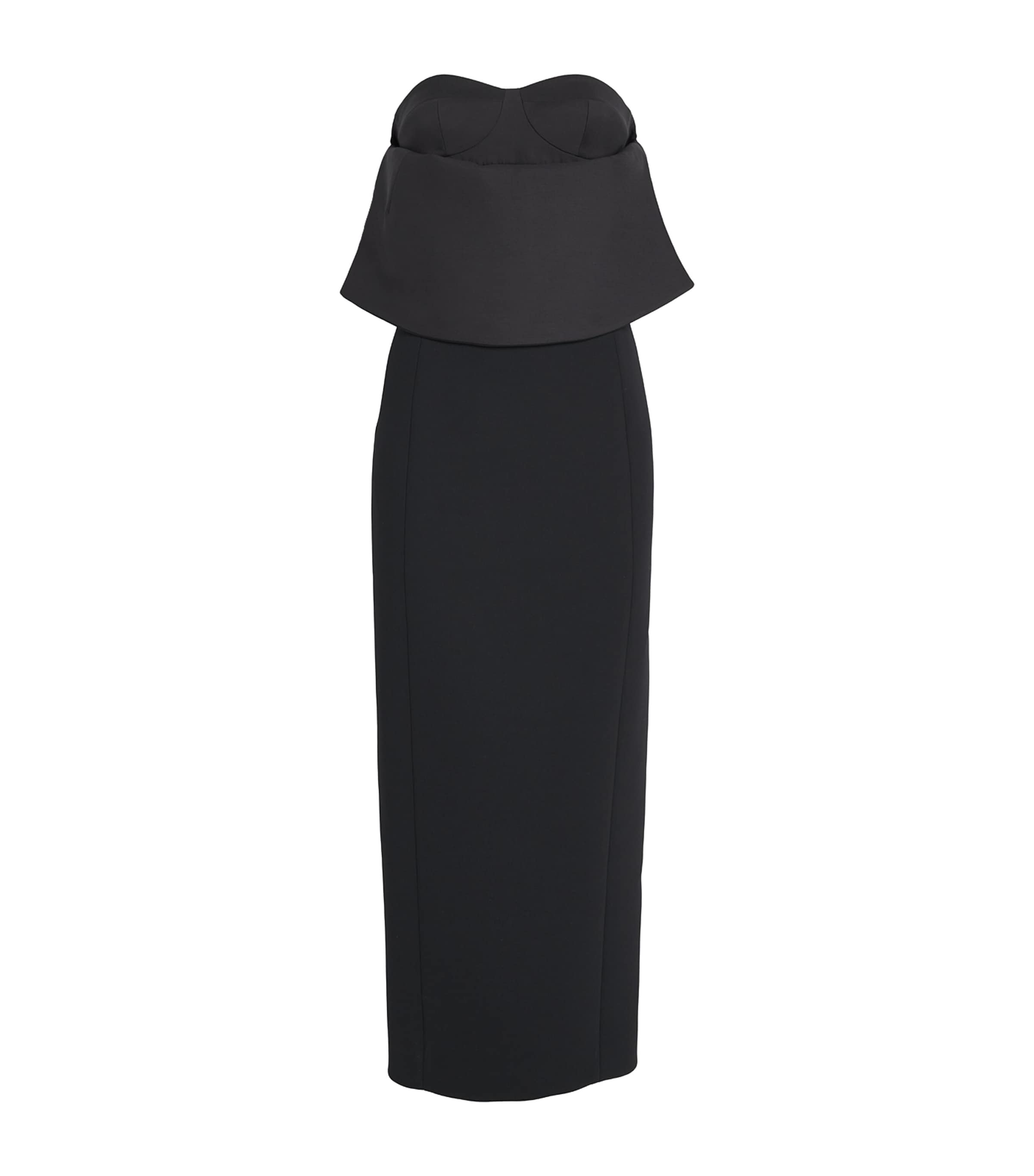 Khaite Crepe Cato Maxi Dress