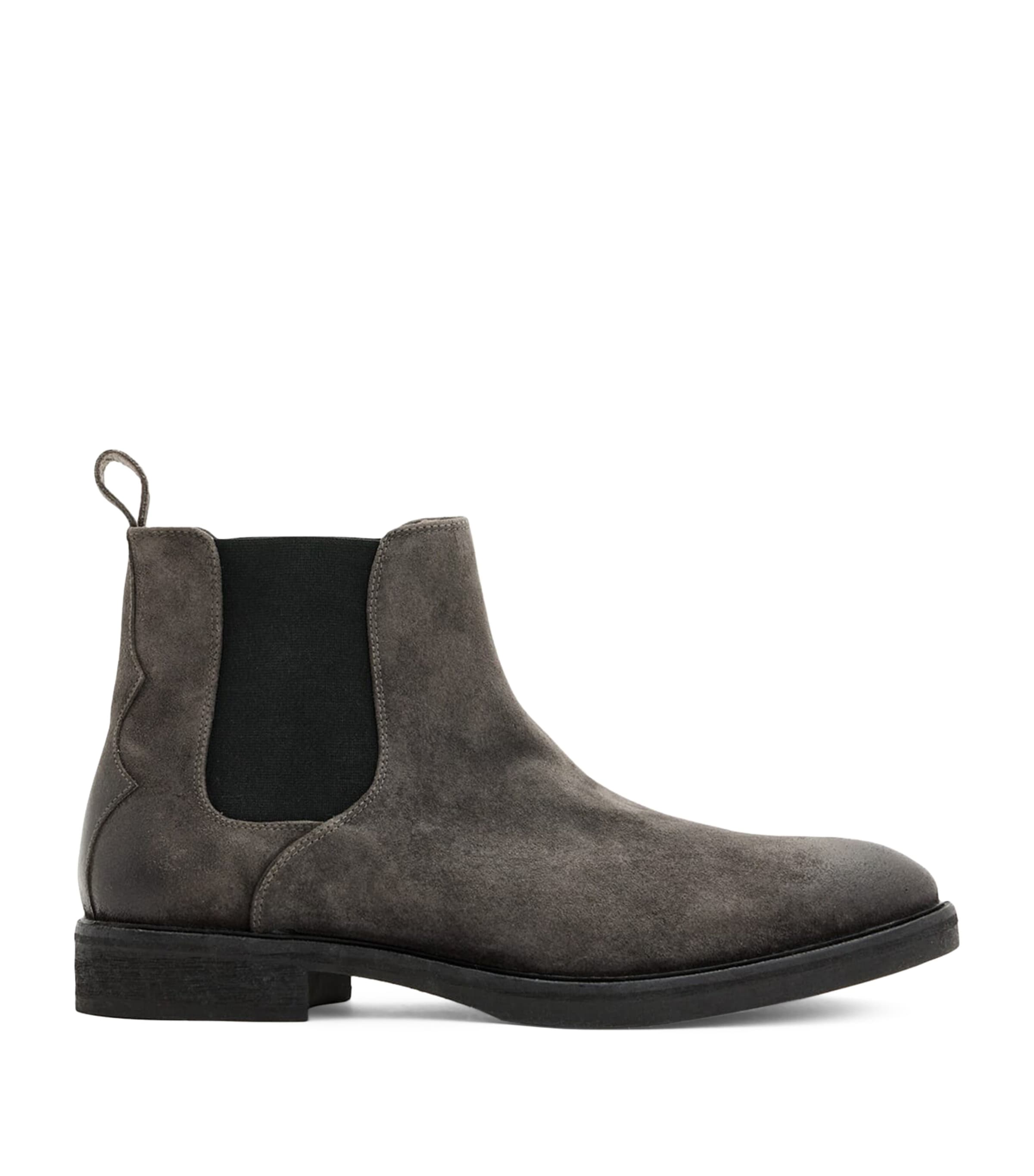 Allsaints Creed Chelsea Boot In Grey