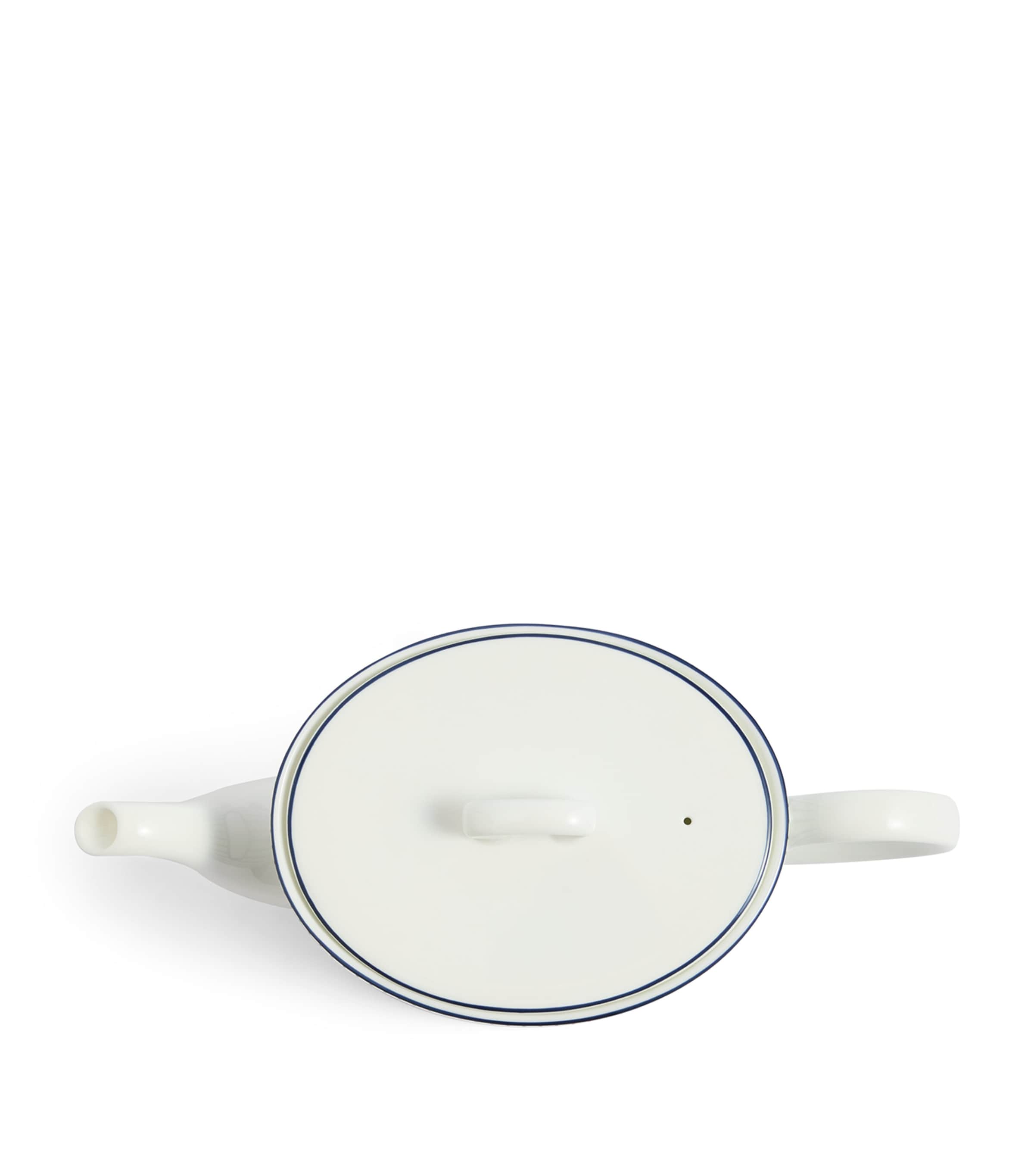 Wedgwood Gio Pinstripe Teapot White Image 5
