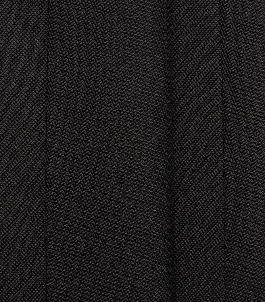 Wooyoungmi Mens Wool Straight Trousers Black Image 6