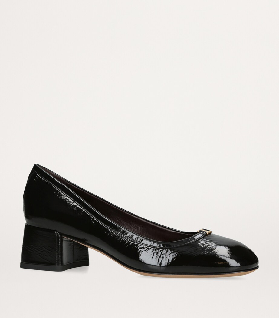 Patent Leather Marcie Pumps 40 BLACK Image 3