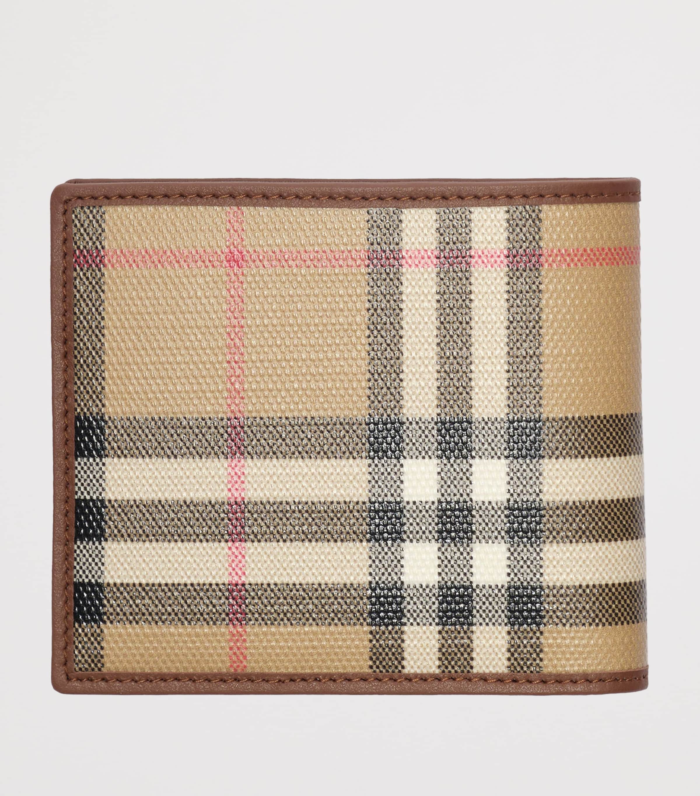 Burberry Check Bifold Wallet Archive Beige Image 3