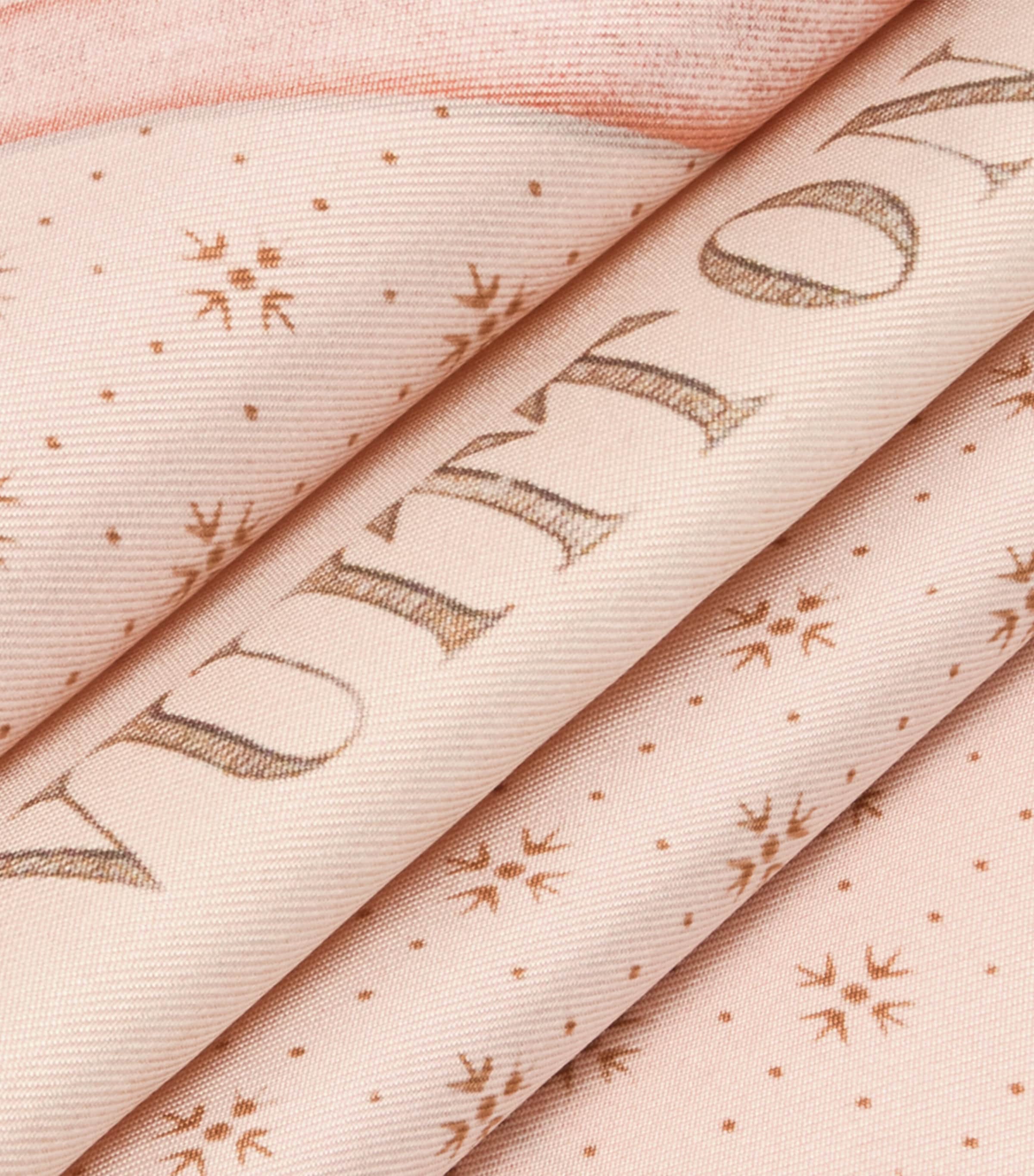 LOUIS VUITTON Silk Chez Elle Square Scarf Beige Image 4