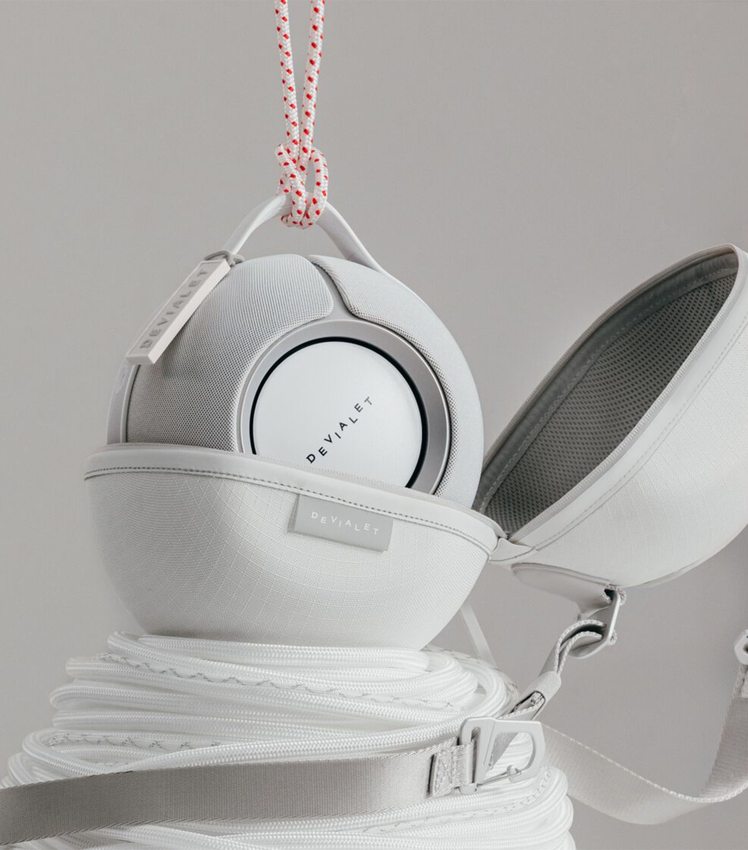 DEVIALET Mania Portable Speaker - White Mist White Mist Image 10