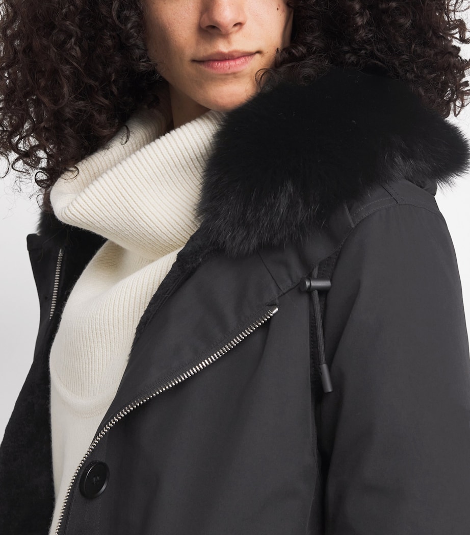 Waterproof Fox-Rabbit Fur Parka C99 Image 6