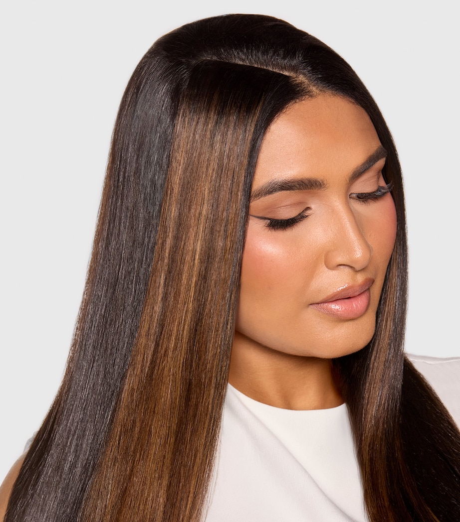 Beauty Works x Huda BARELY THERE Mix & Match Minis Clip-In Hair Extensions (20") MIDNIGHT KOHL Image 5