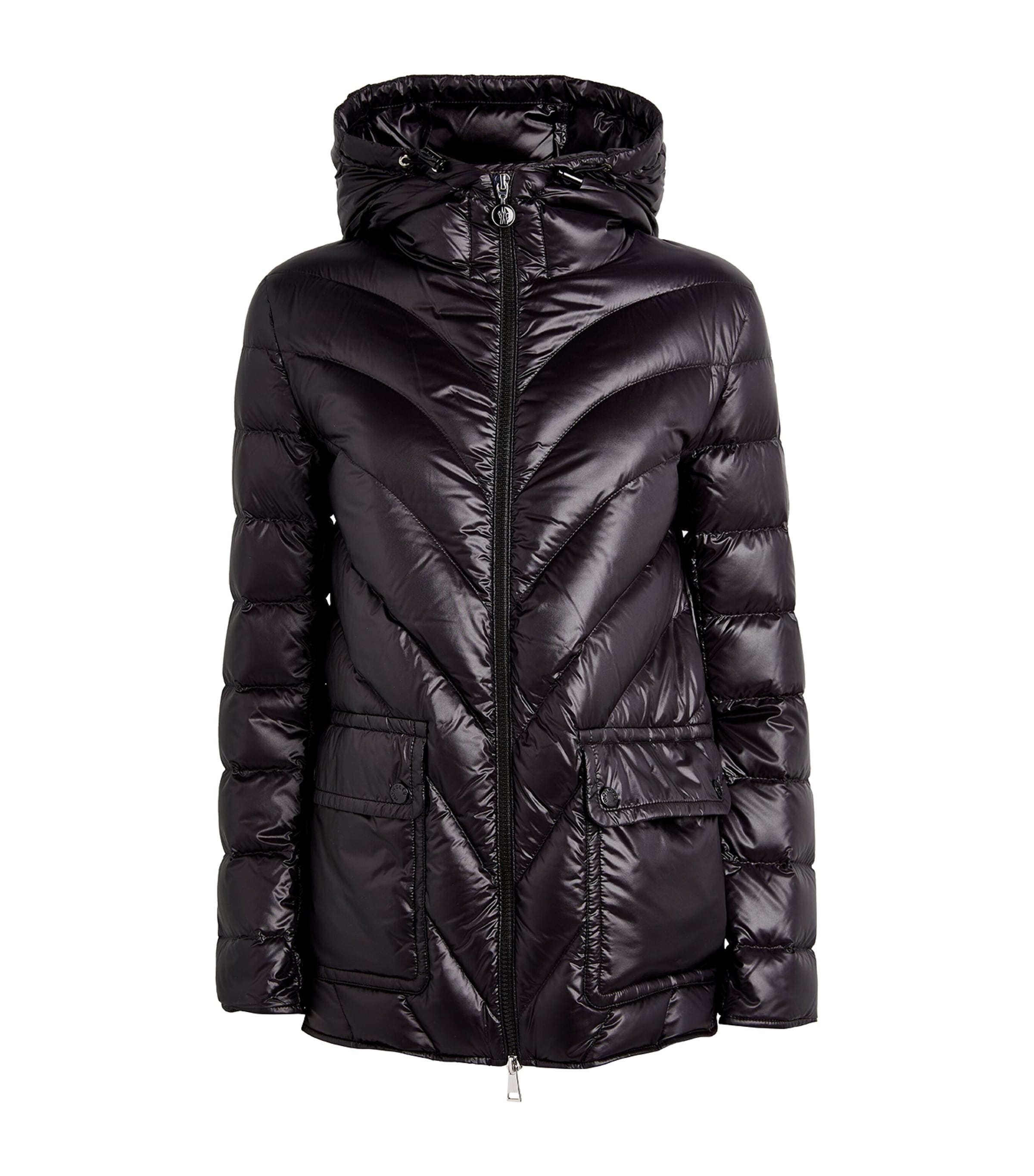 Moncler Down-filled Argenno Short Parka In Black