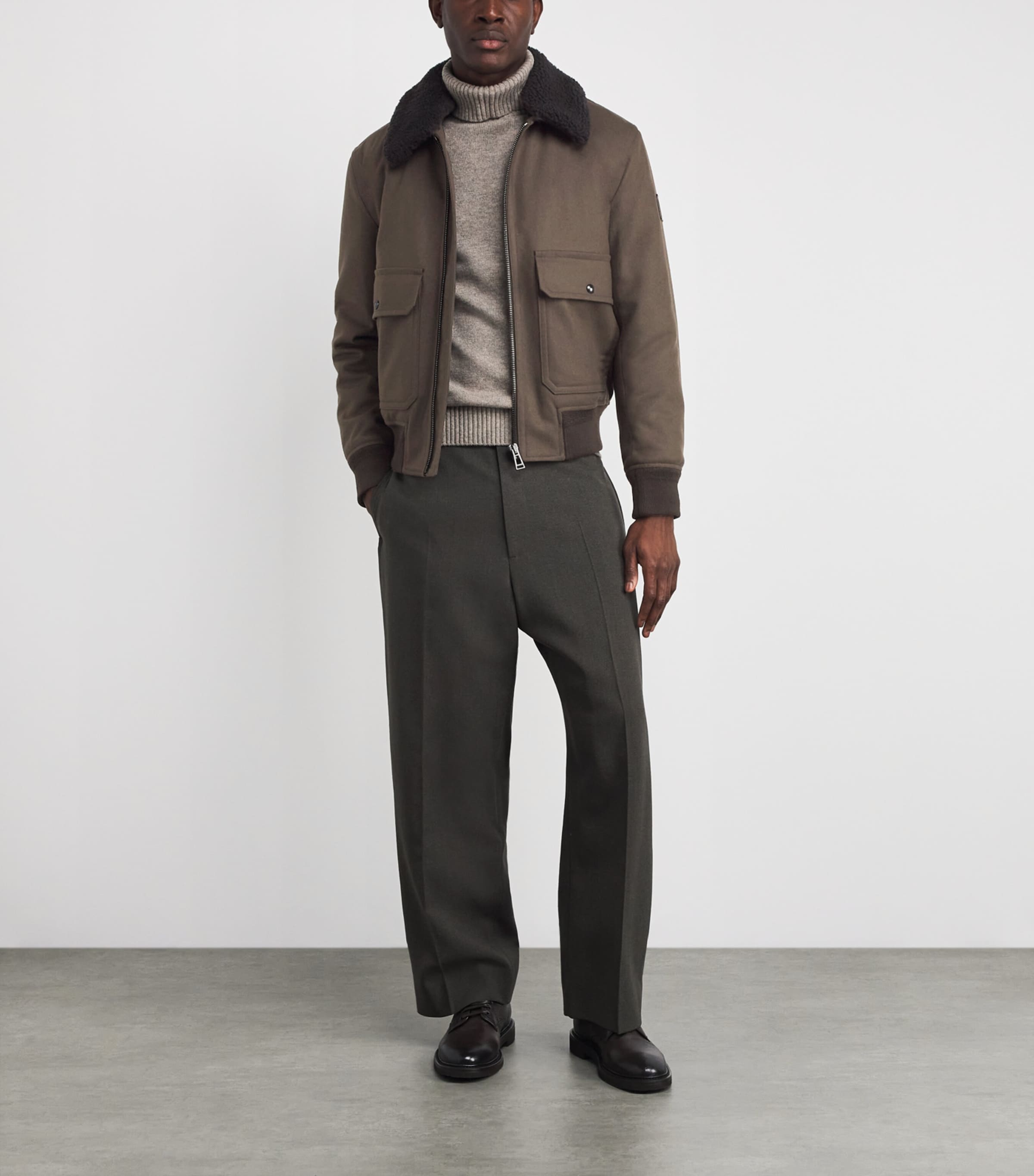Wool-Blend Welder Jacket MJRBNMAJOR BROWN Image 2