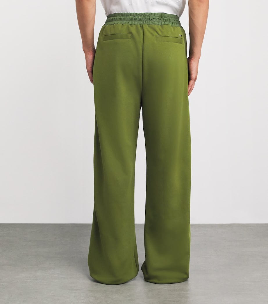 Cotton Logo Relaxed Sweatpants GREEN Image 4