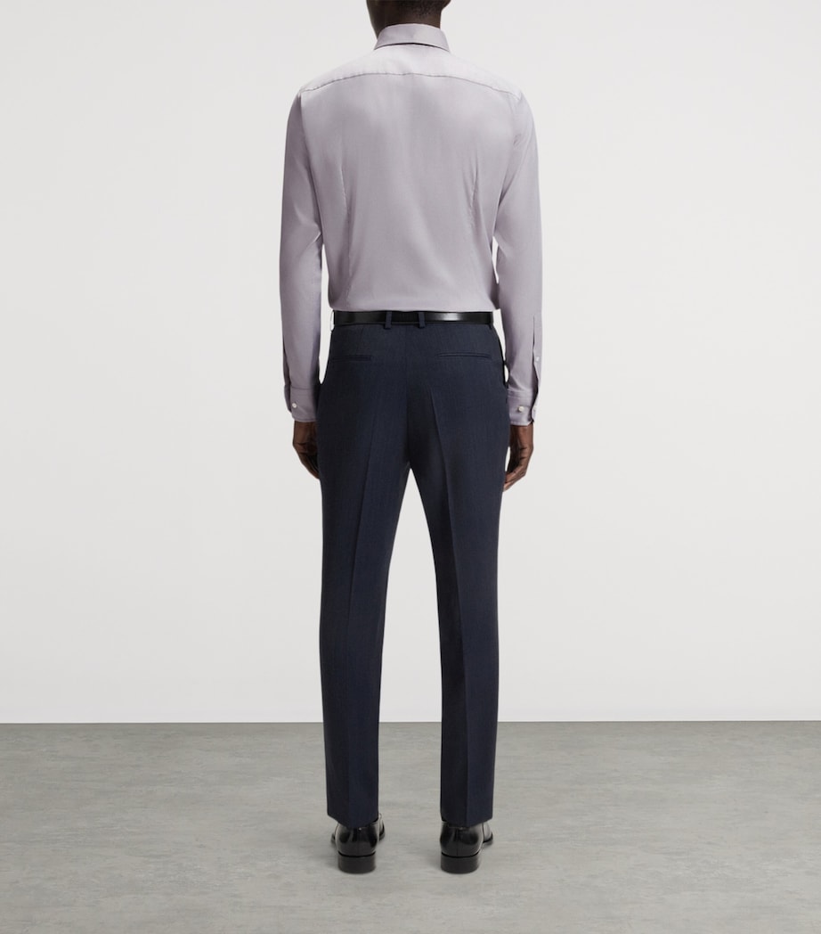 Cotton-Blend Slim-Fit Shirt 255 Image 3