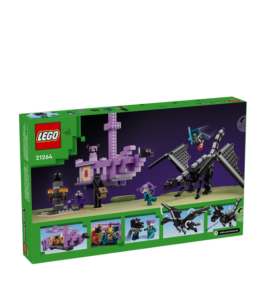 Lego Minecraft The Ender Dragon and End Ship 21264 Image 7