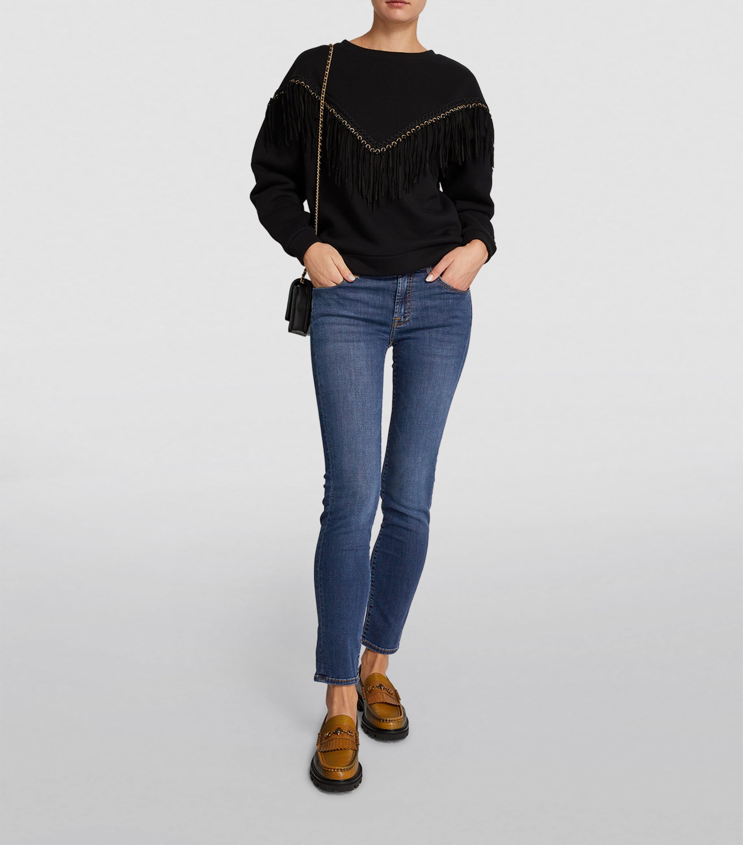 B(Air) Roxanne Slim Jeans MID BLUE Image 2