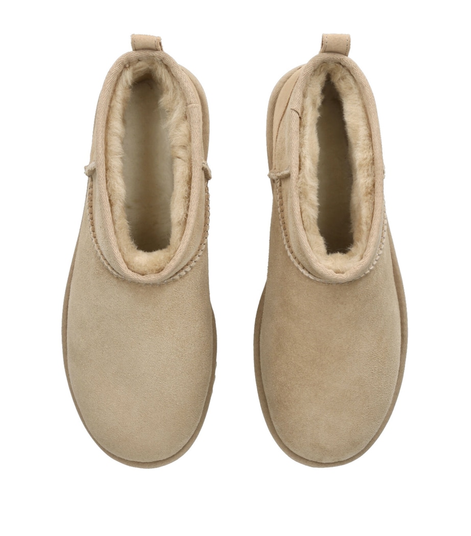 Suede Classic Ultra Mini Boots BEIGE Image 4