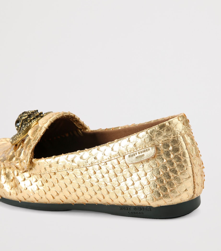 Leather Chelsea Loafers GOLD Image 2